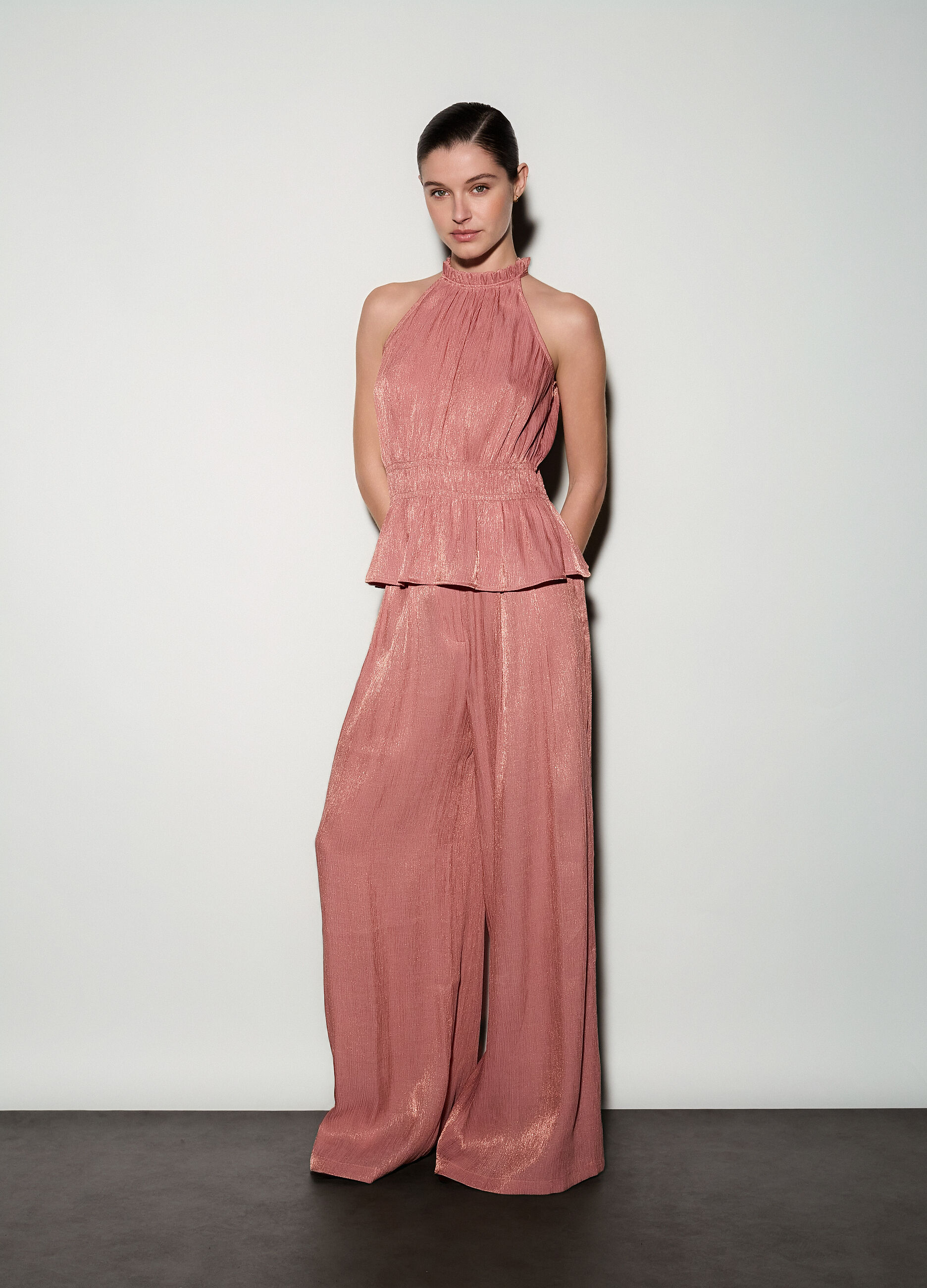 Top in raso pliss&eacute; donna_0