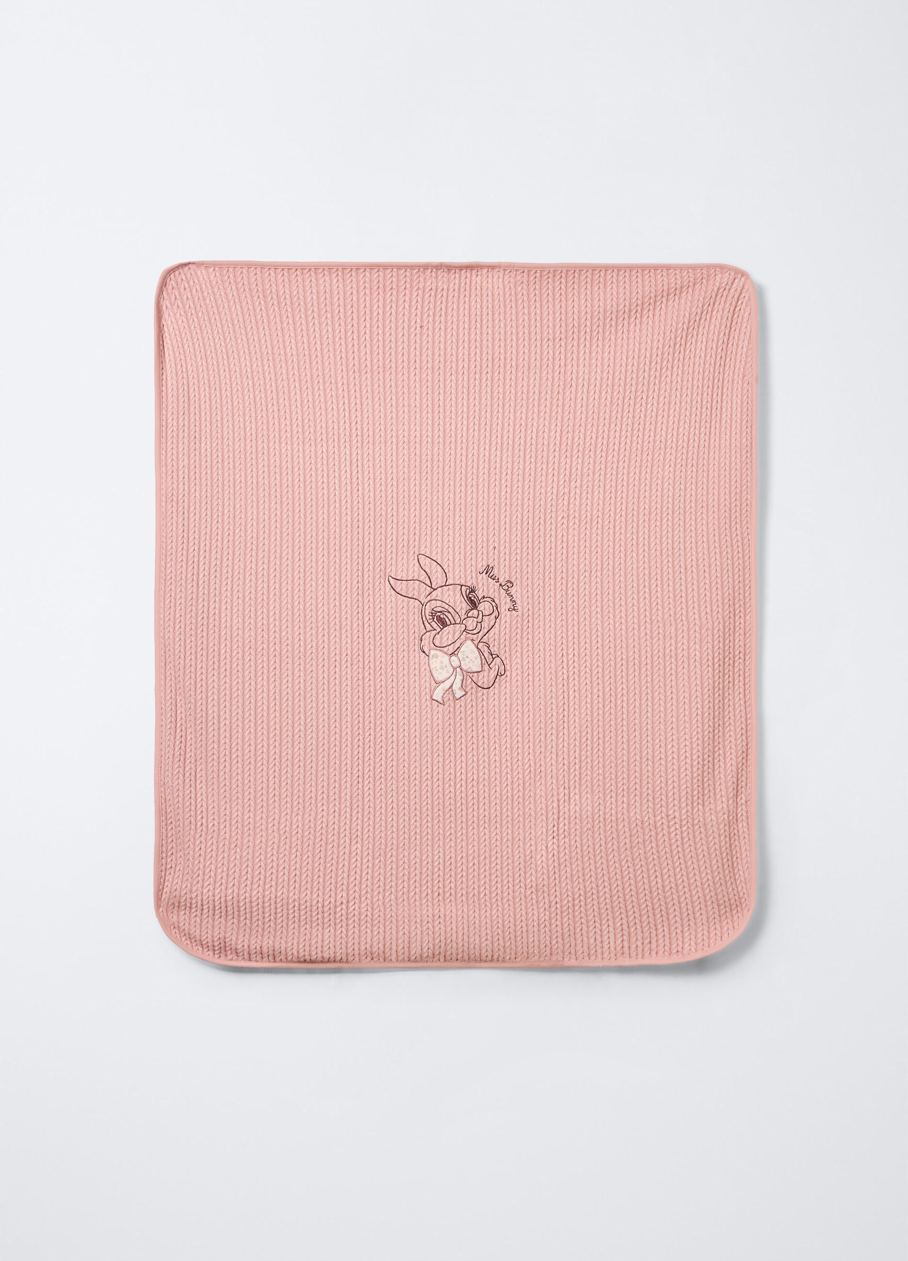 Coperta velour Disney a treccia neonata_0