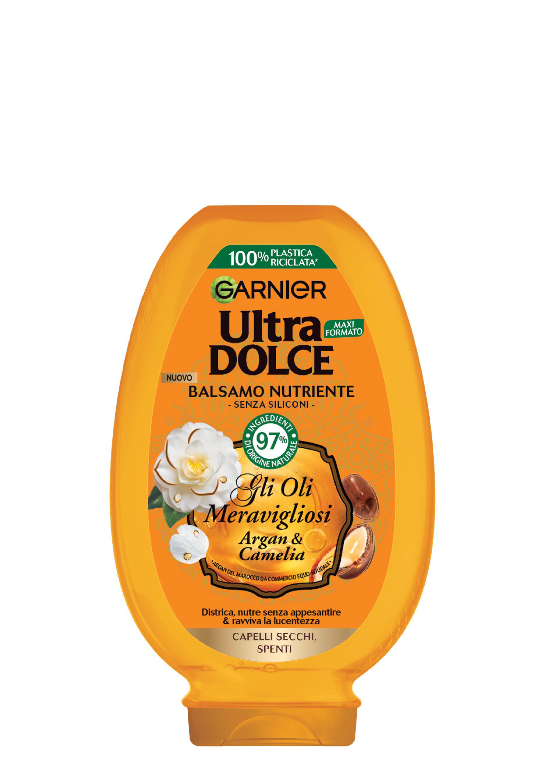 Garnier Balsamo Ultra Dolce, Balsamo per Capelli Secchi, Meraviglioso, 250 ml.