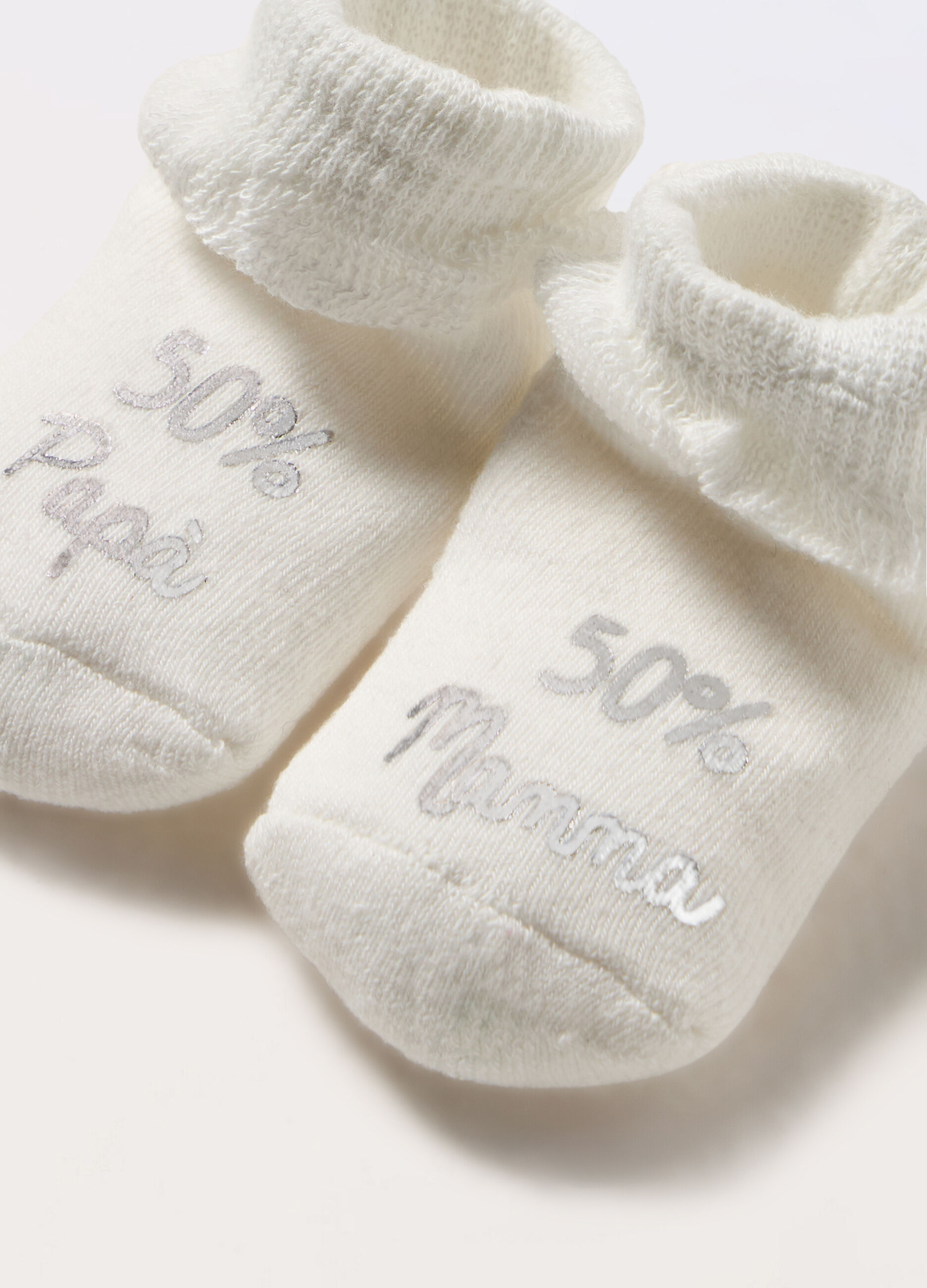 Calze corte in cotone stretch neonata_1