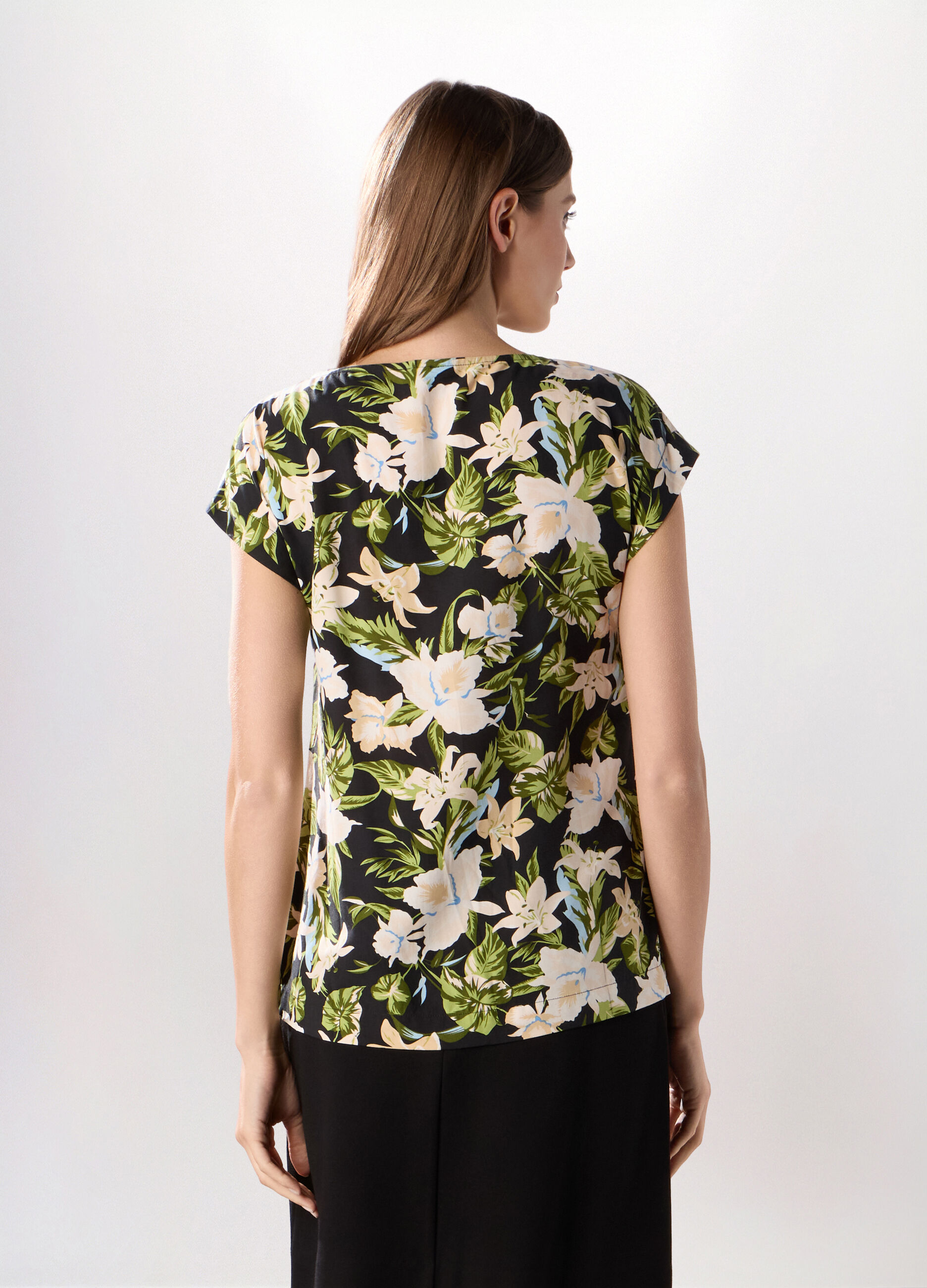 Bluse in pura viscosa donna_1