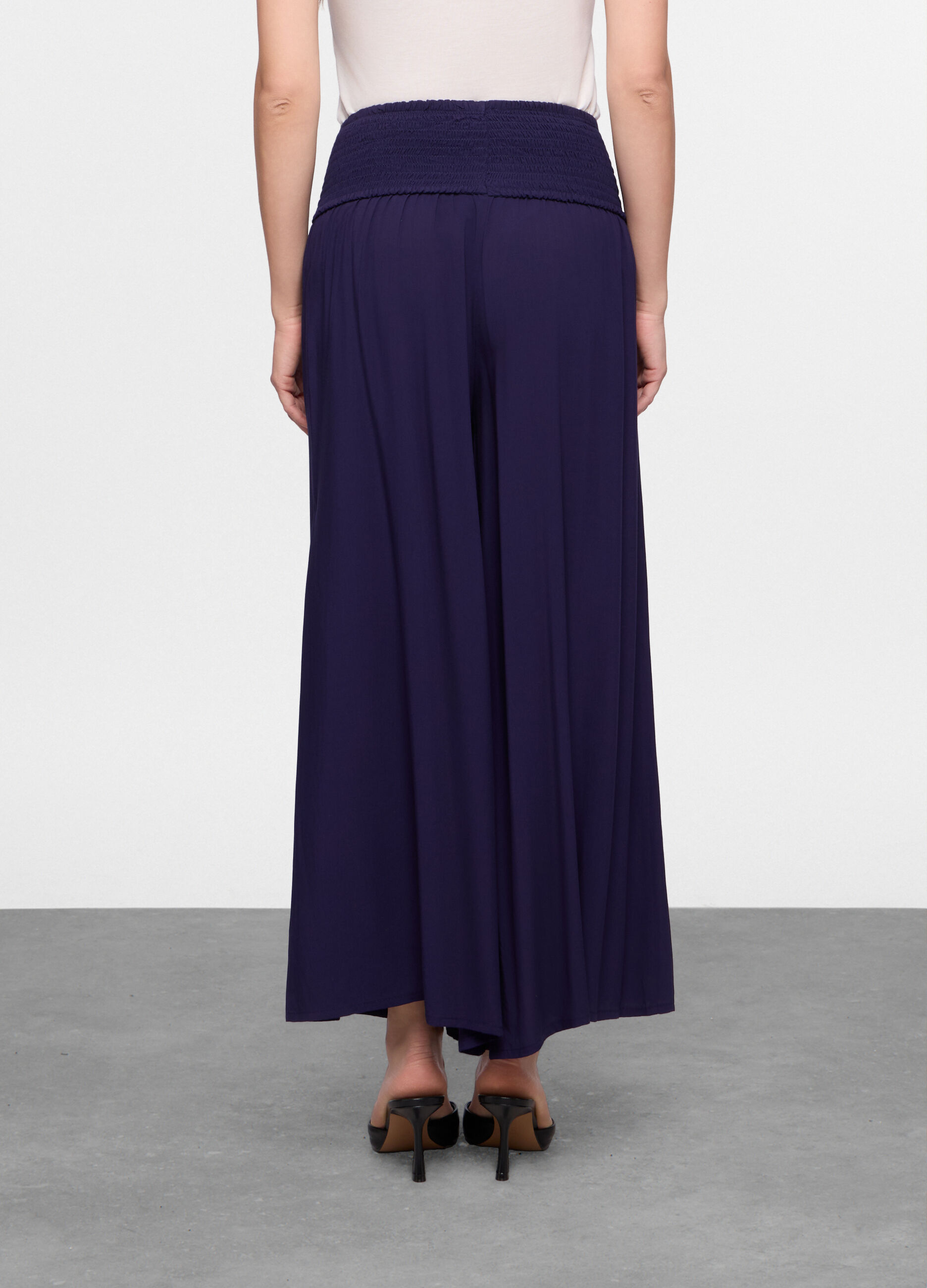Pantaloni Wide Leg in pura viscosa donna_1