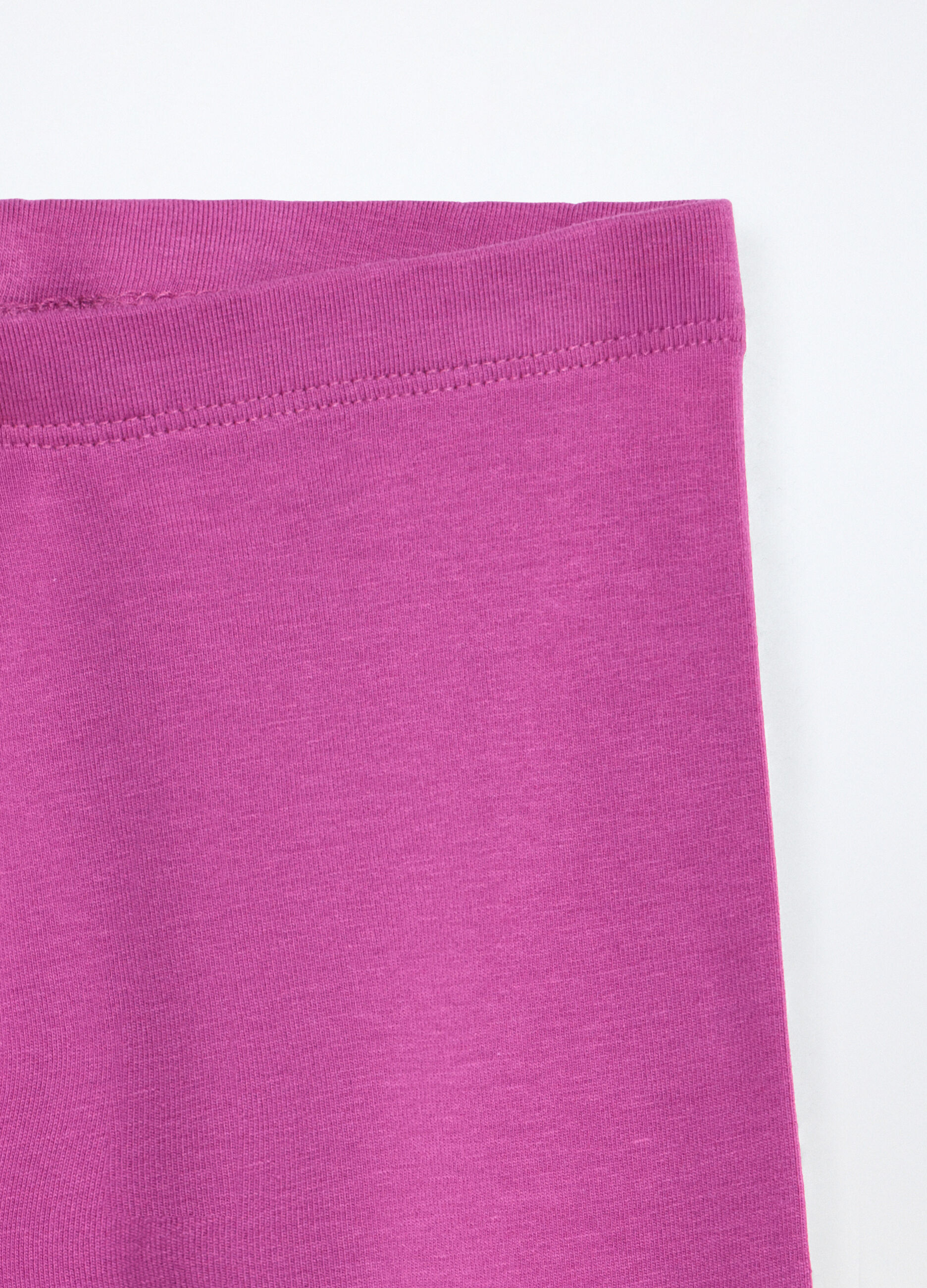 Leggings in jersey di cotone stretch bambina_2