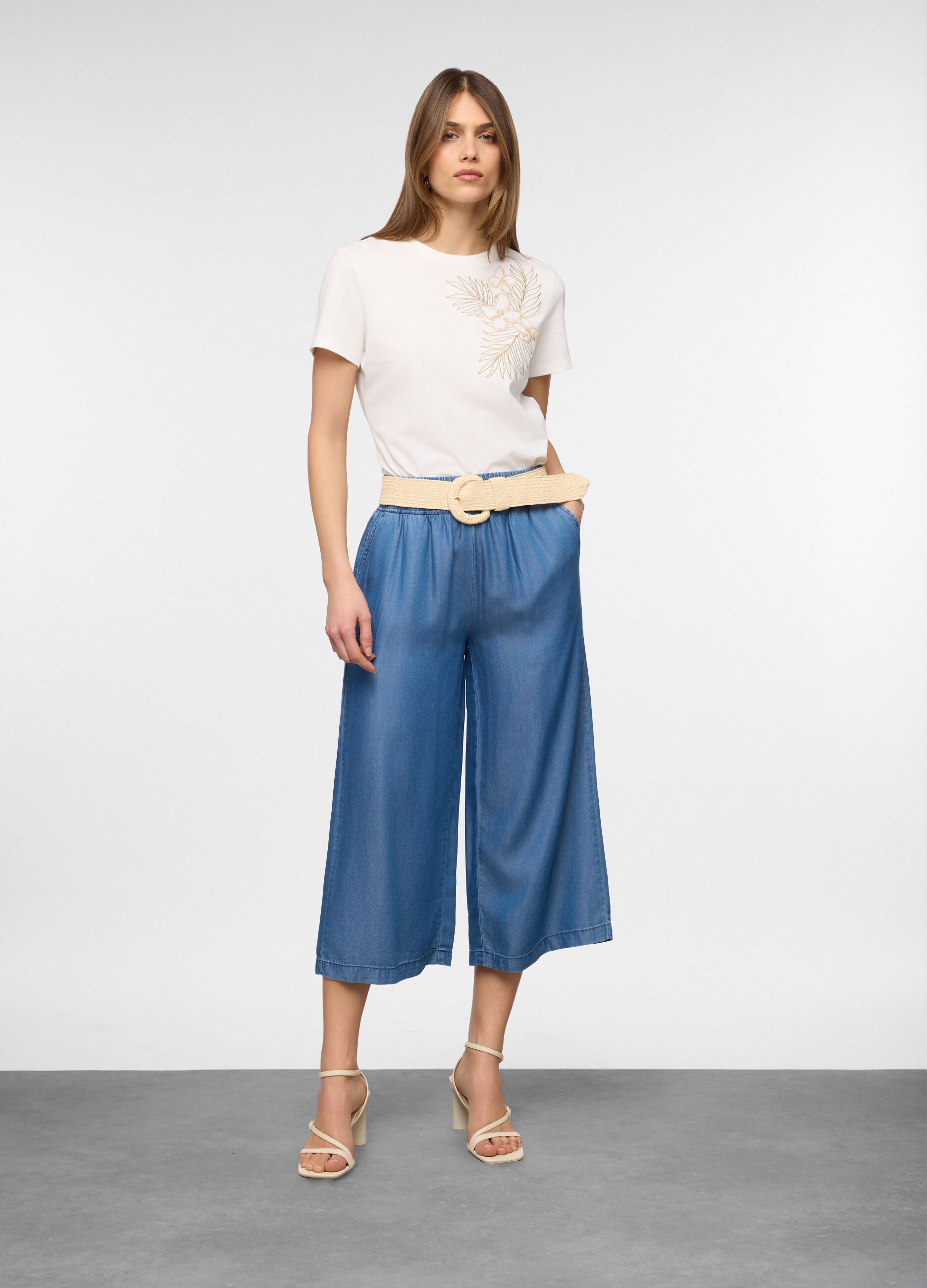 Jeans fit wide in lyocell donna_0