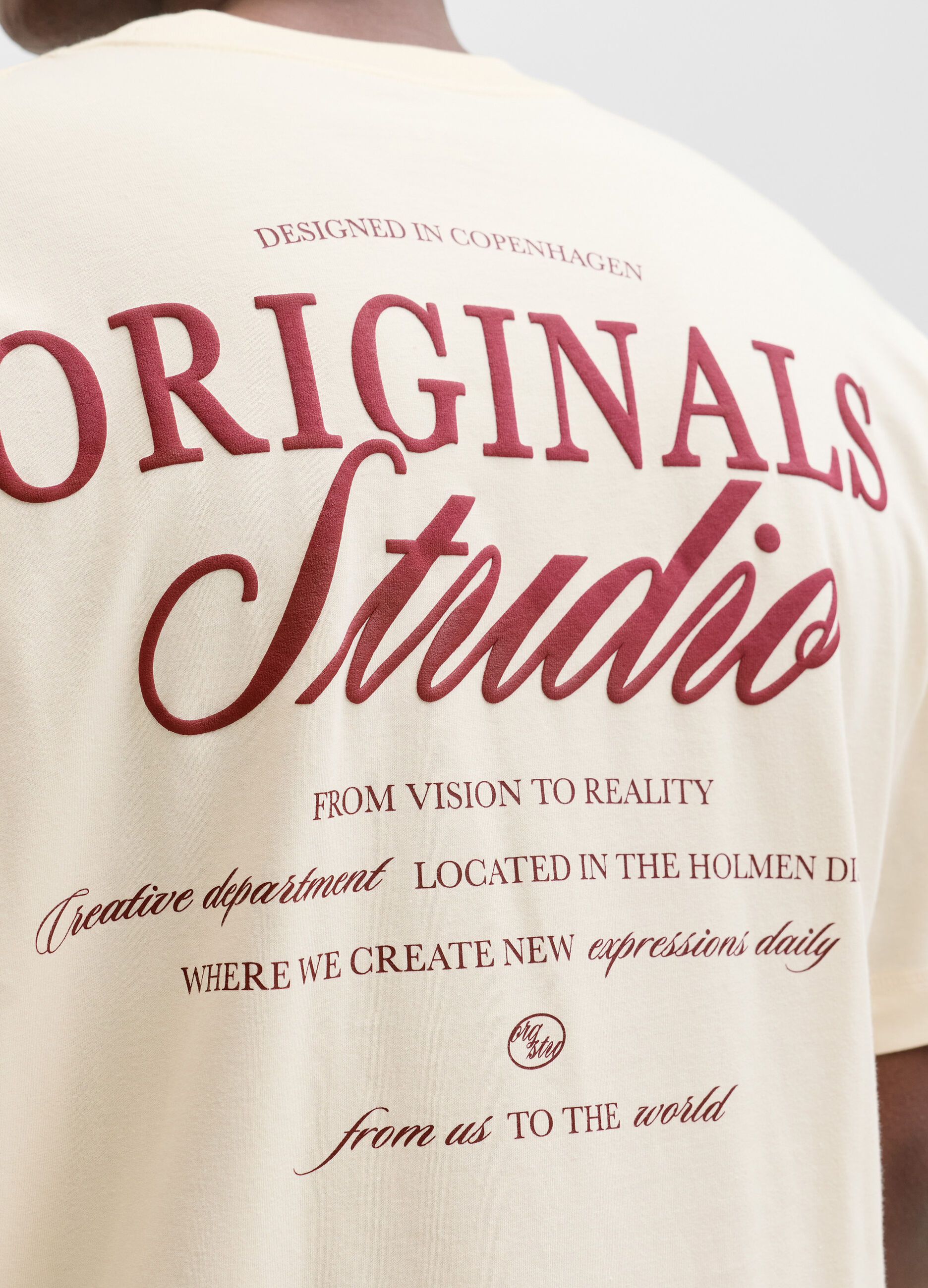 T-shirt loose fit con stampa uomo_5