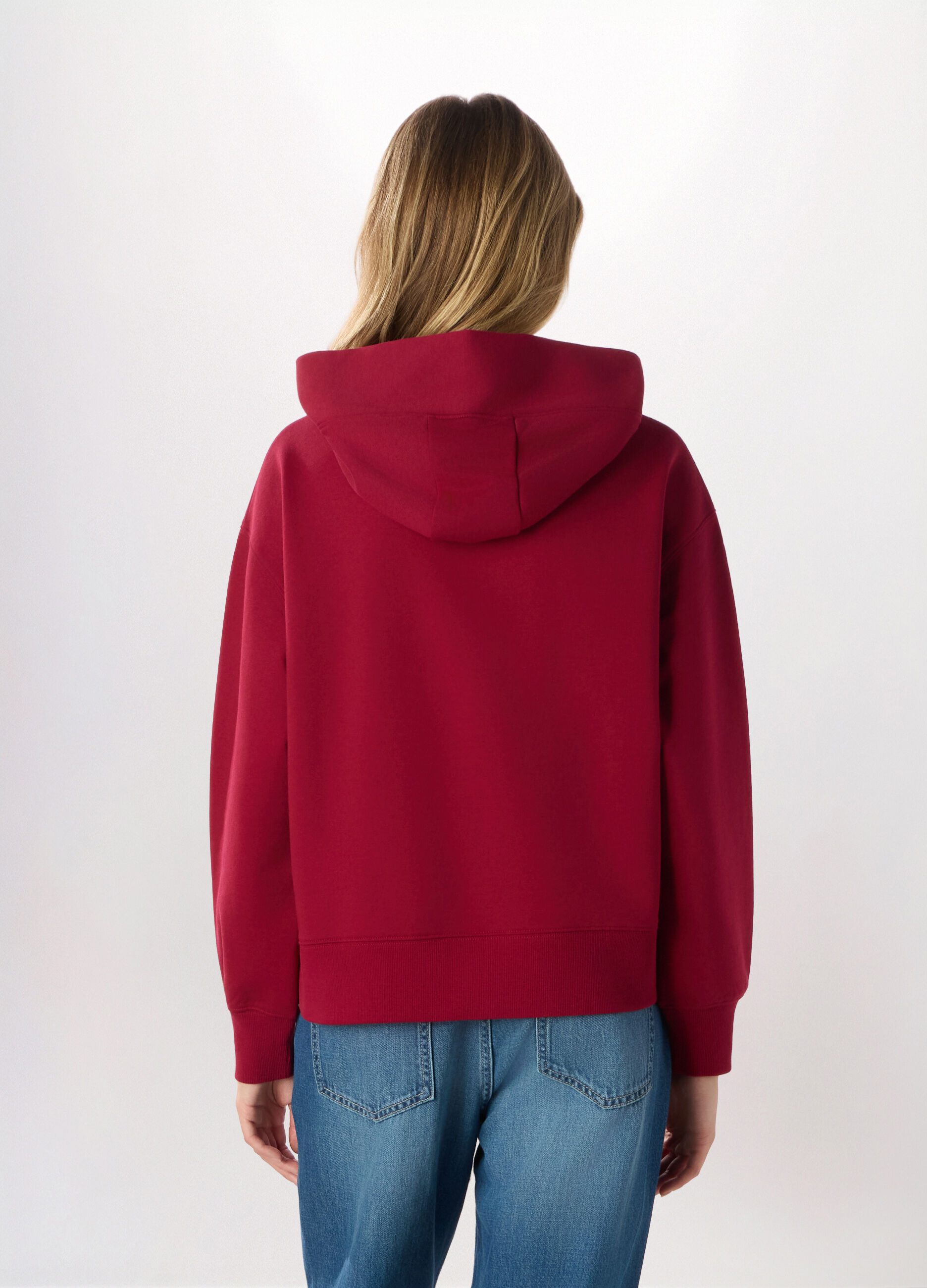 Felpa misto cotone donna_1