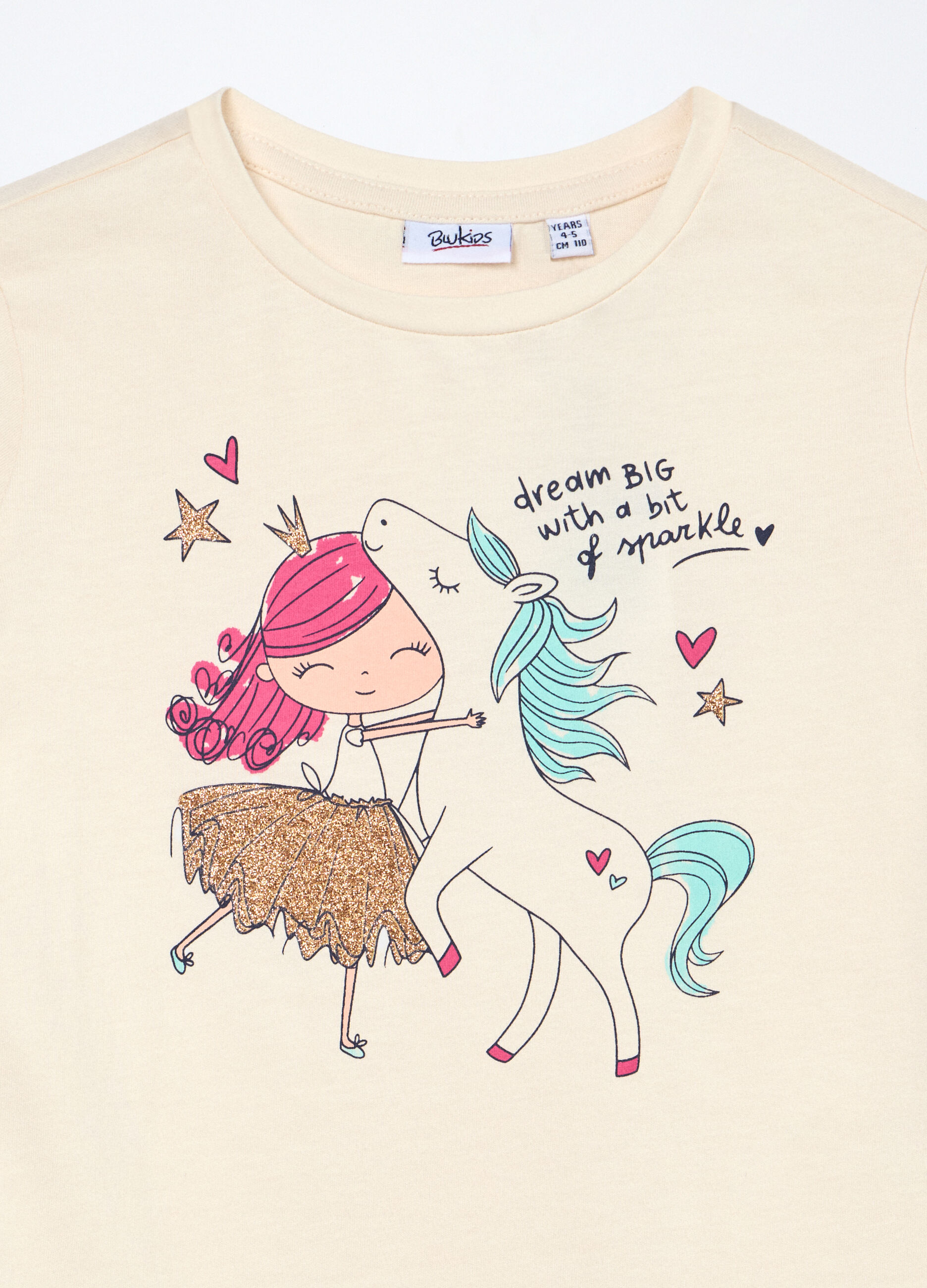 T-shirt in jersey di puro cotone bambina_2