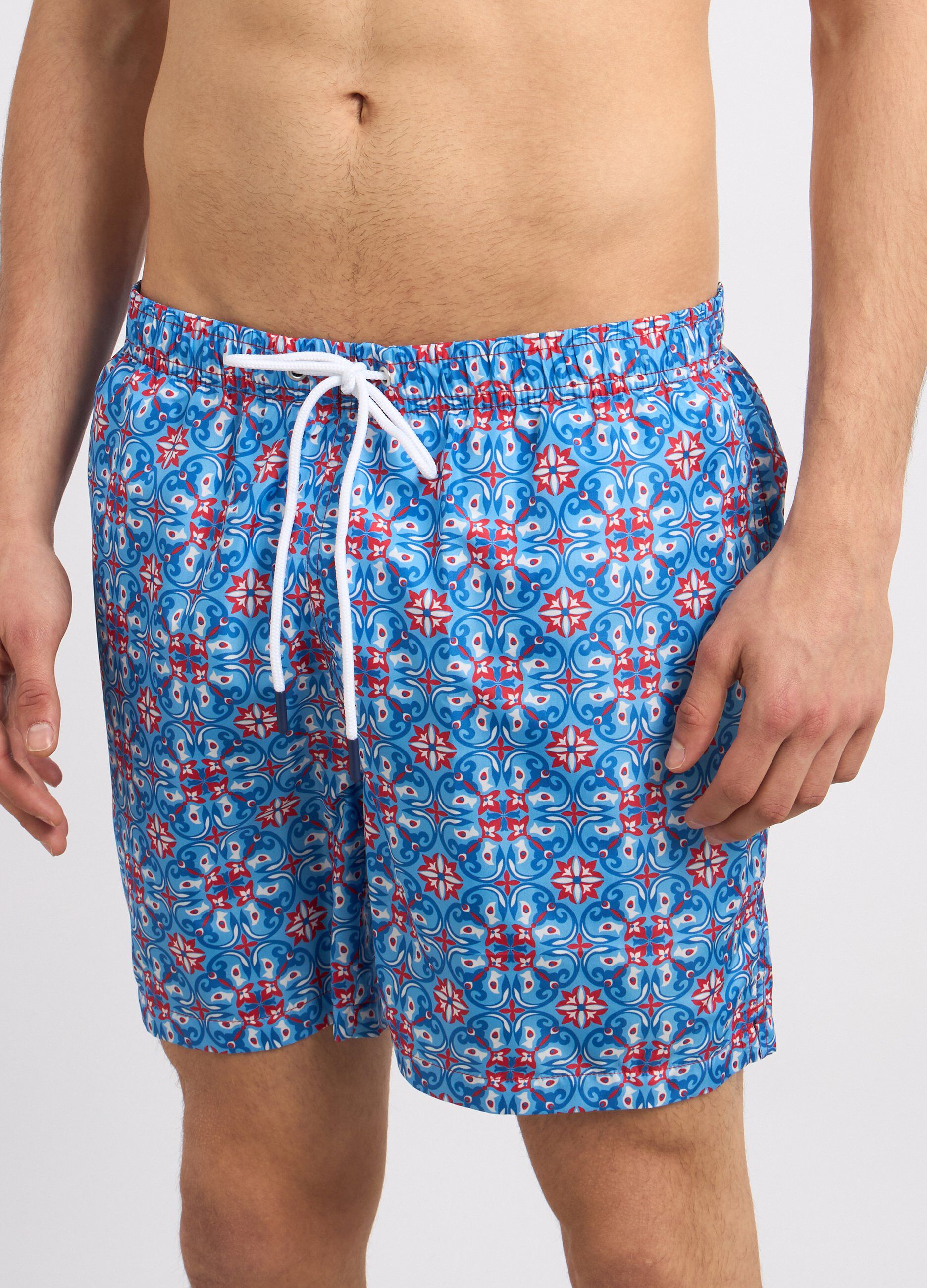 Costume shorts con stampa uomo_2