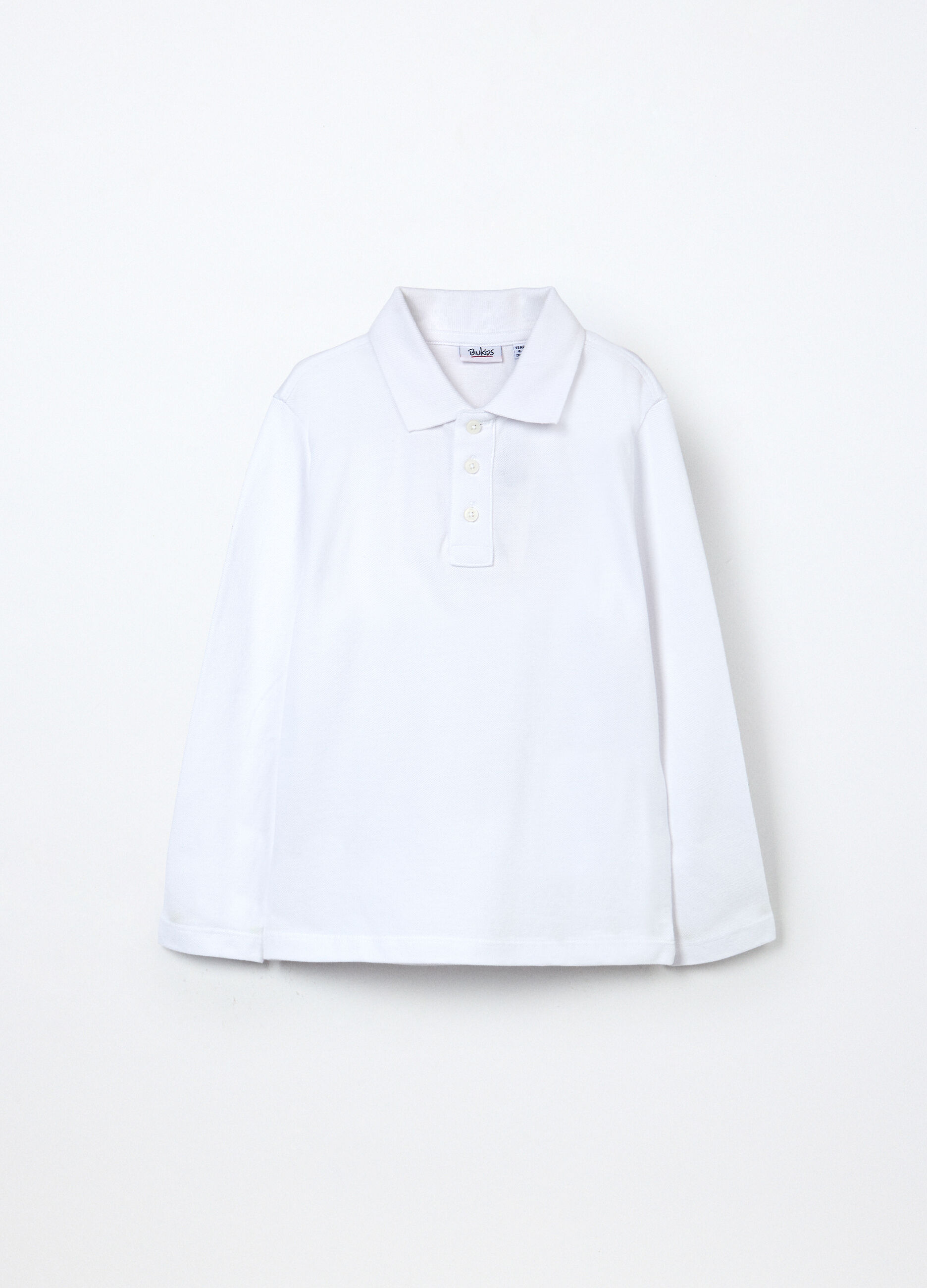 Polo in puro cotone Piquet bambino_0