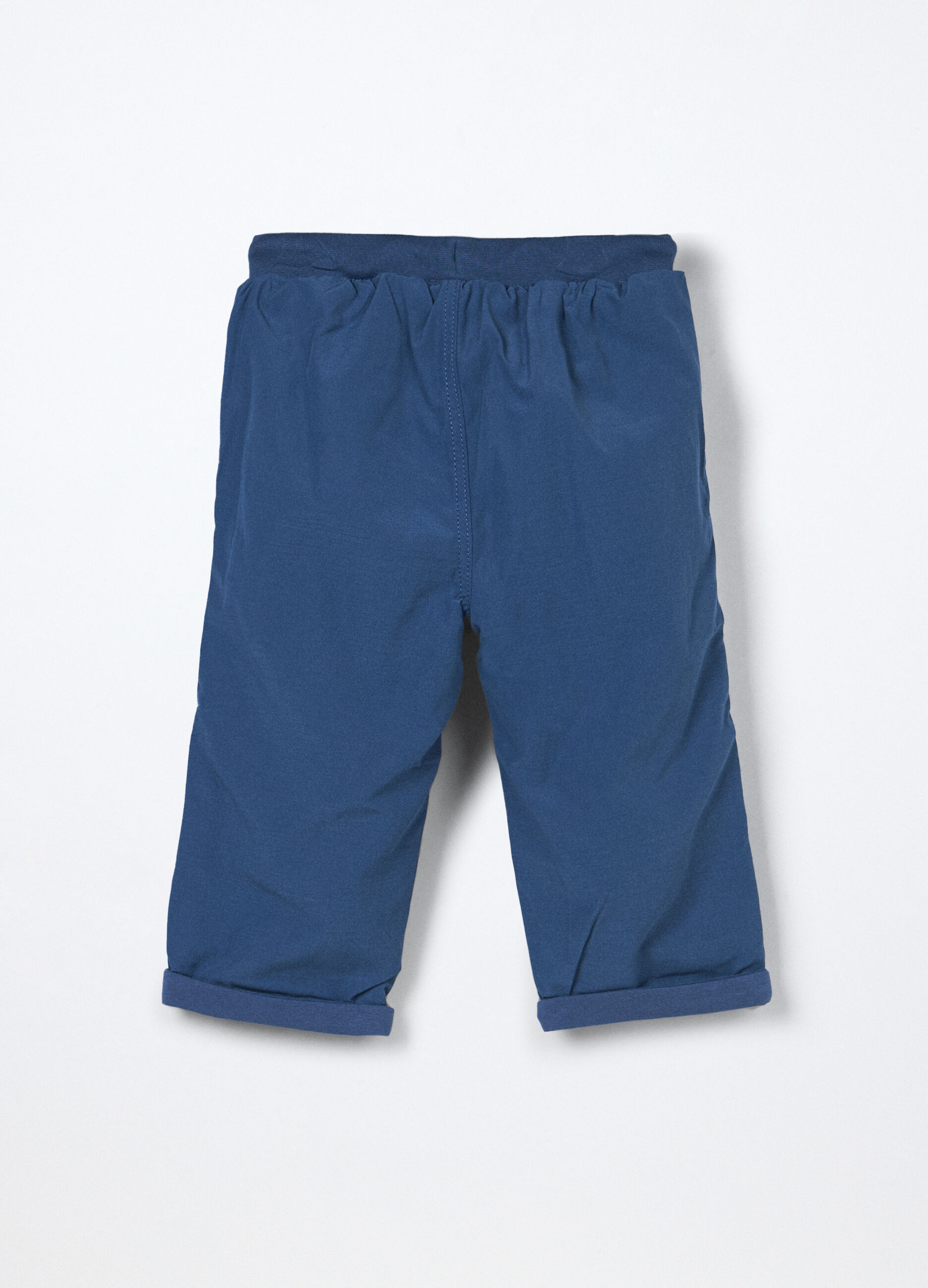 Pantaloni in microfibra di misto cotone neonato_1