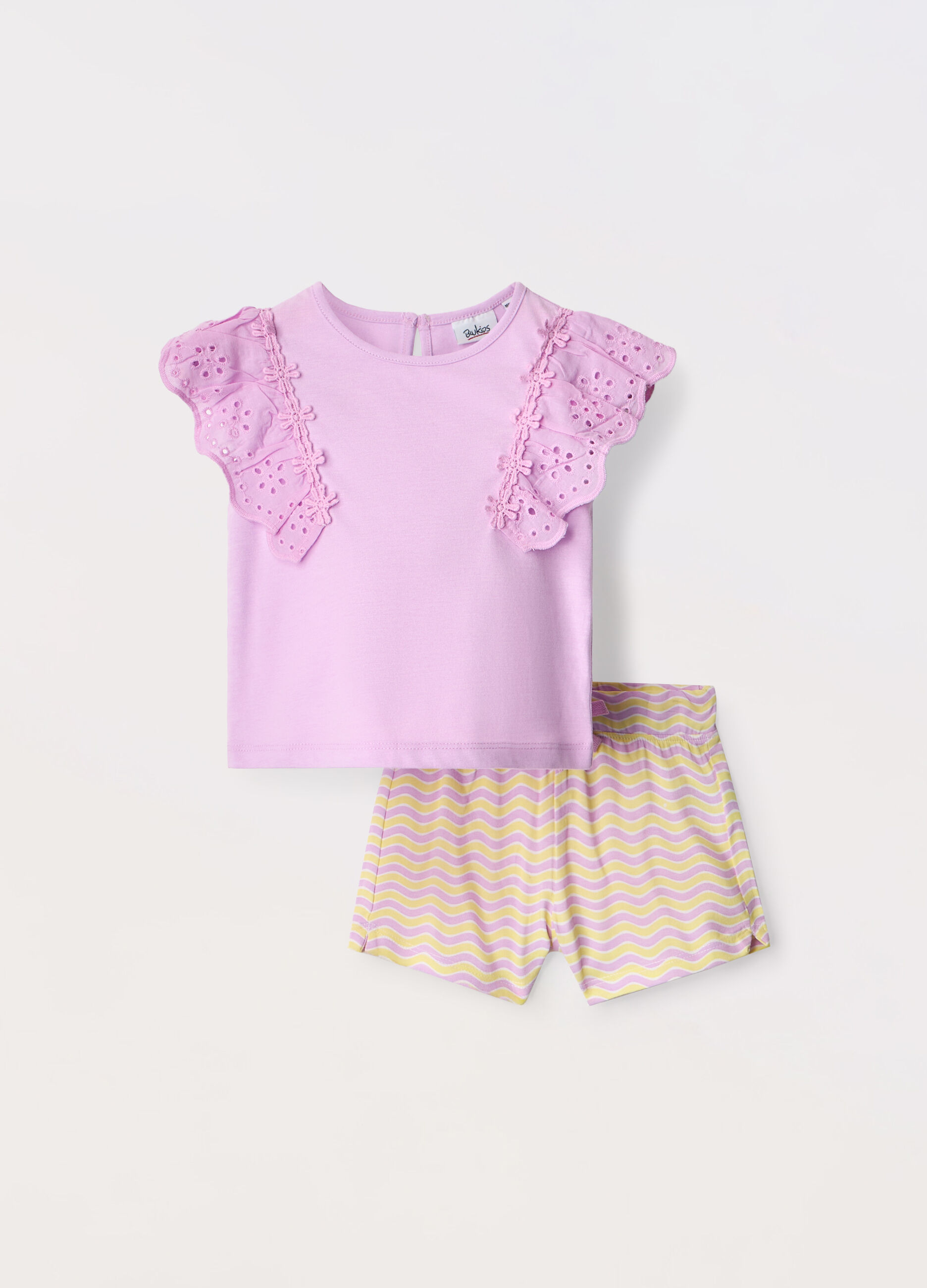 Jogging set in misto cotone composto neonata_0