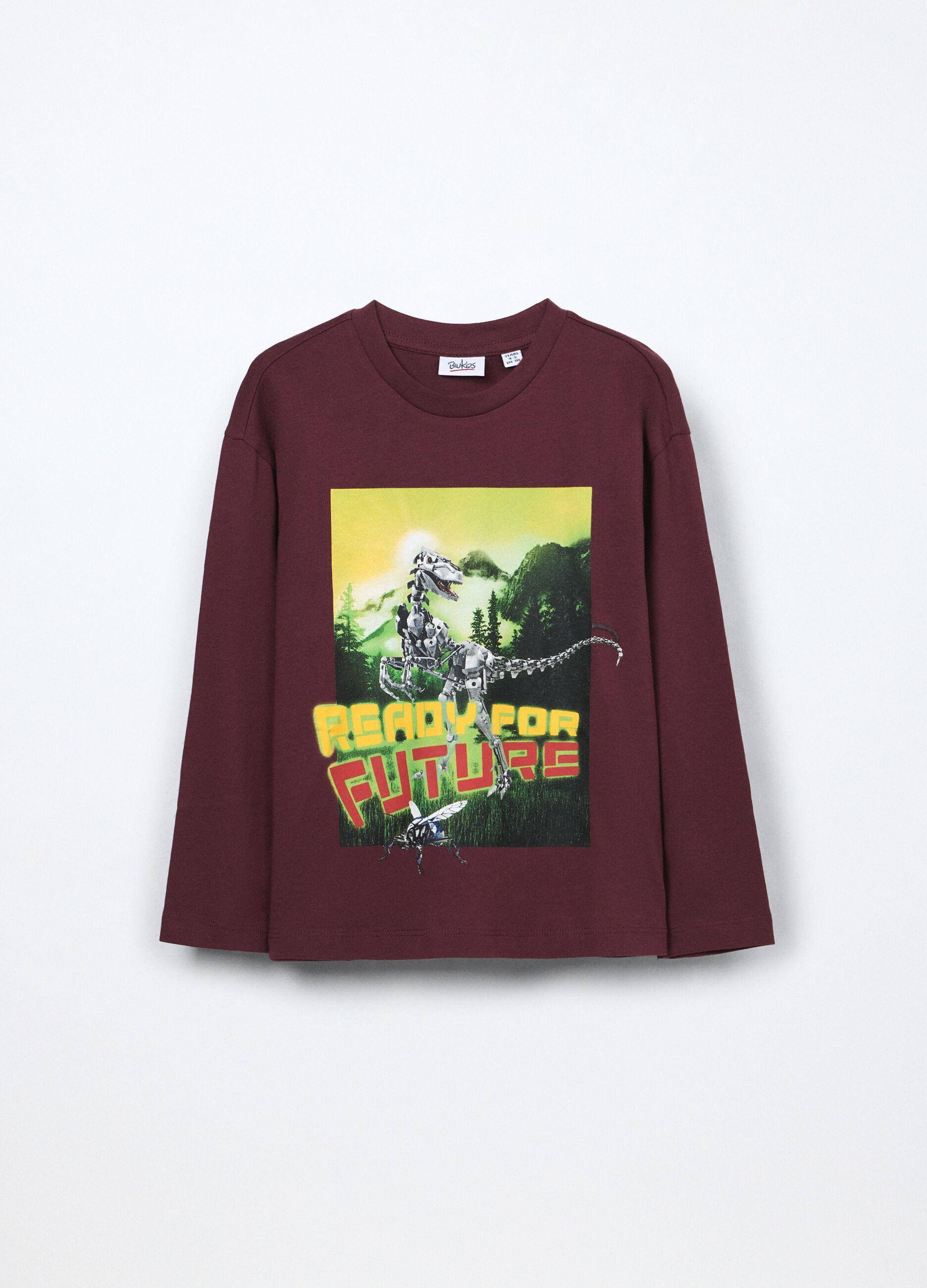 T-shirt in jersey di puro cotone bambino_0