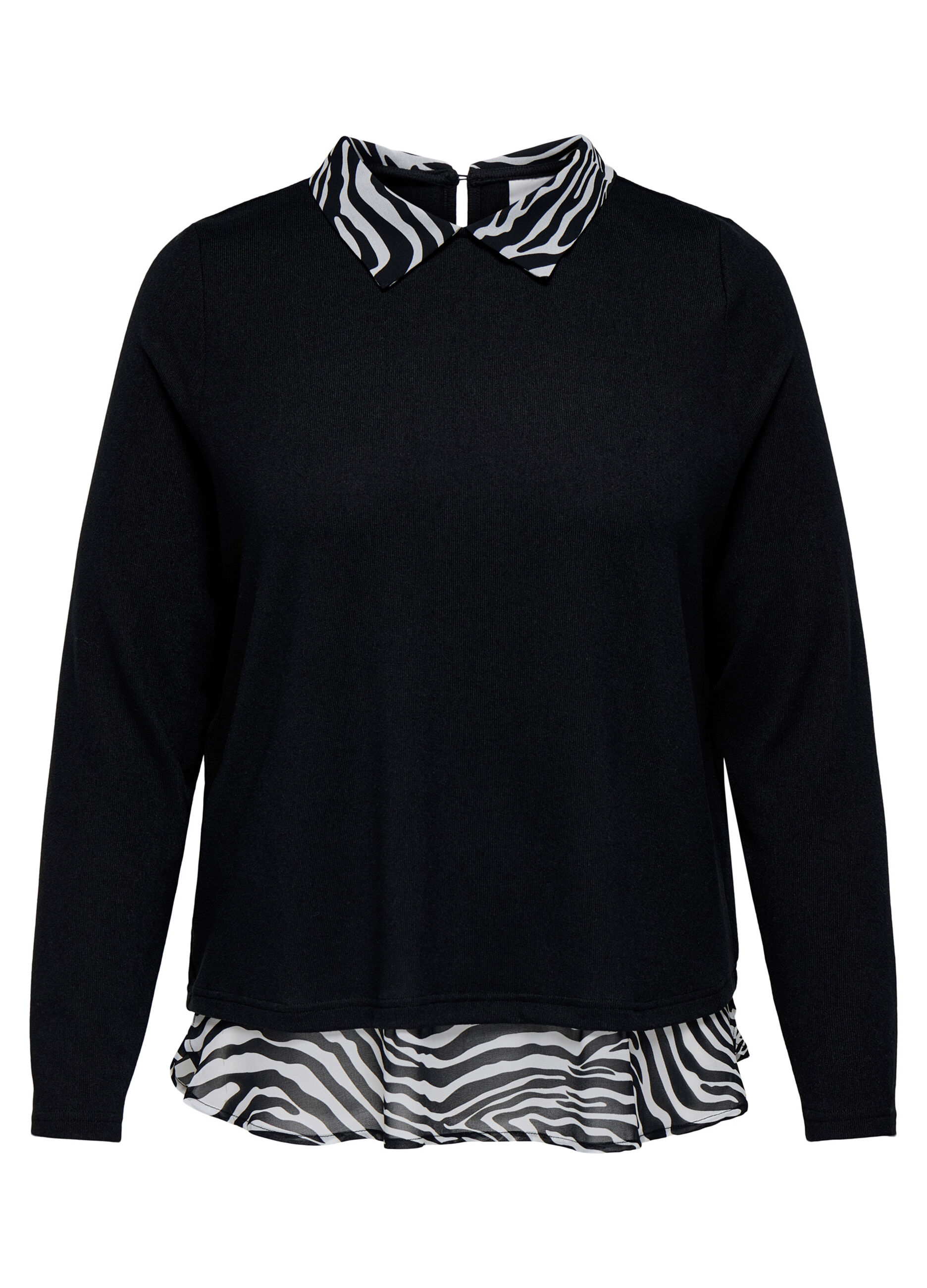 Top a maniche lunghe loose fit_0