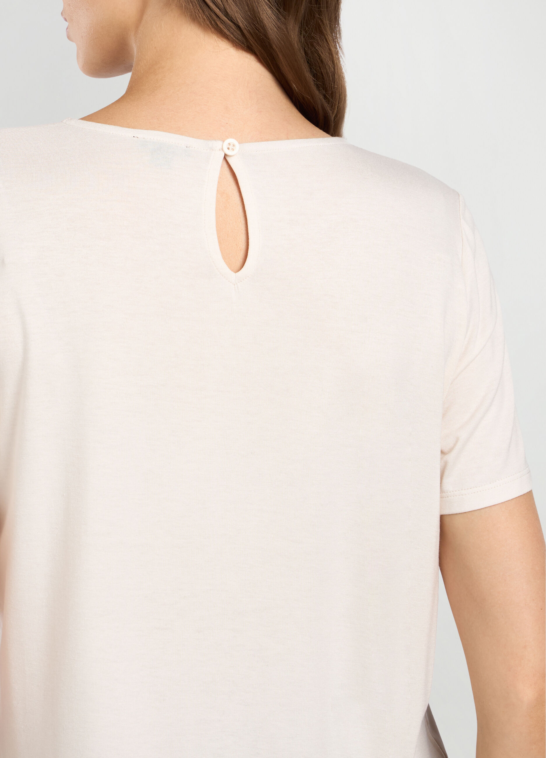 T-shirt in jersey di viscosa stretch donna_2