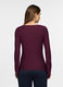 T-shirt con scollo a barchetta stretch donna_1