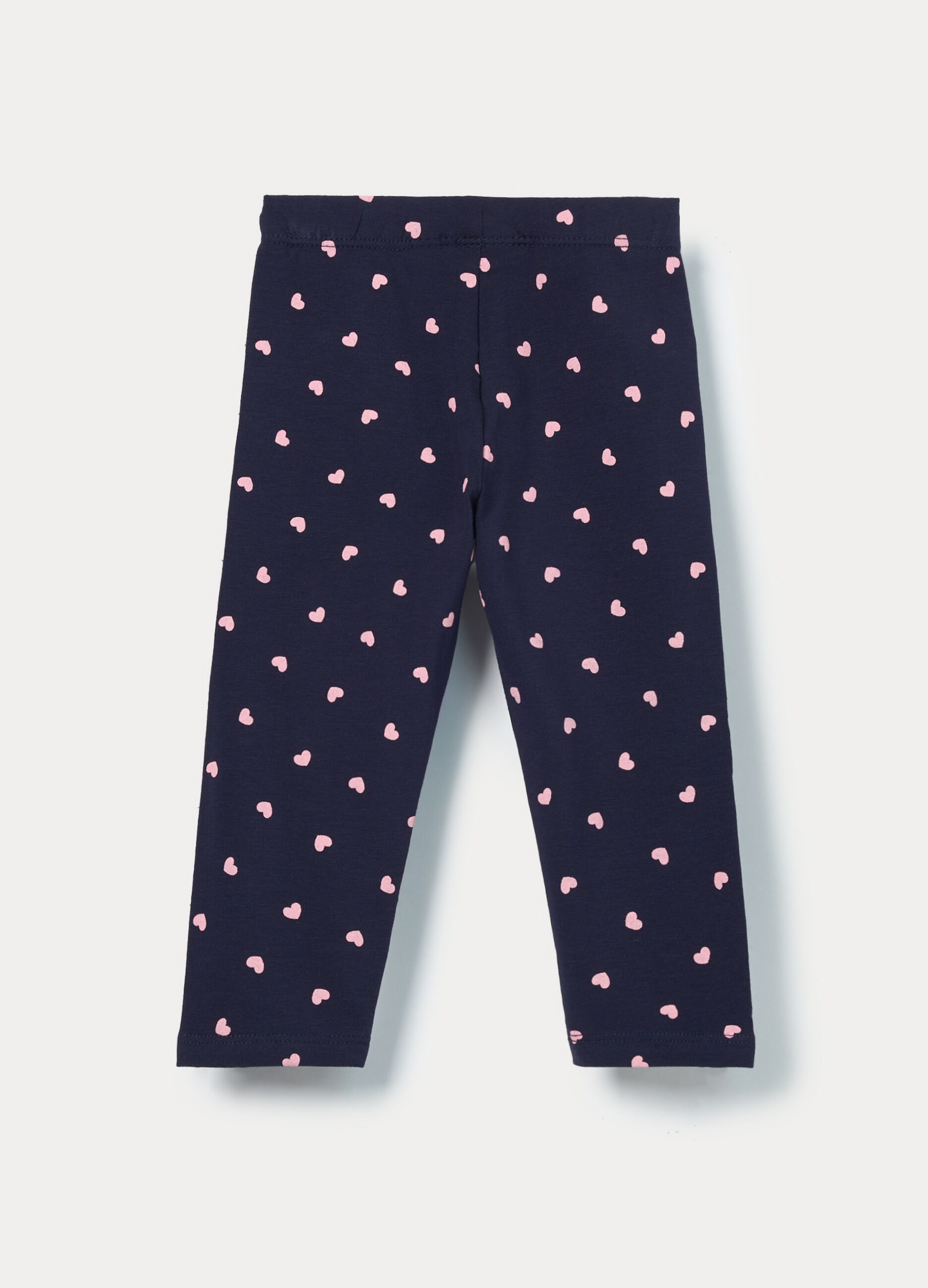 Leggings in jersey di cotone stretch bimba_1