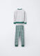 Set pigiama lungo in jersey di cotone m&eacute;lange bambino _1