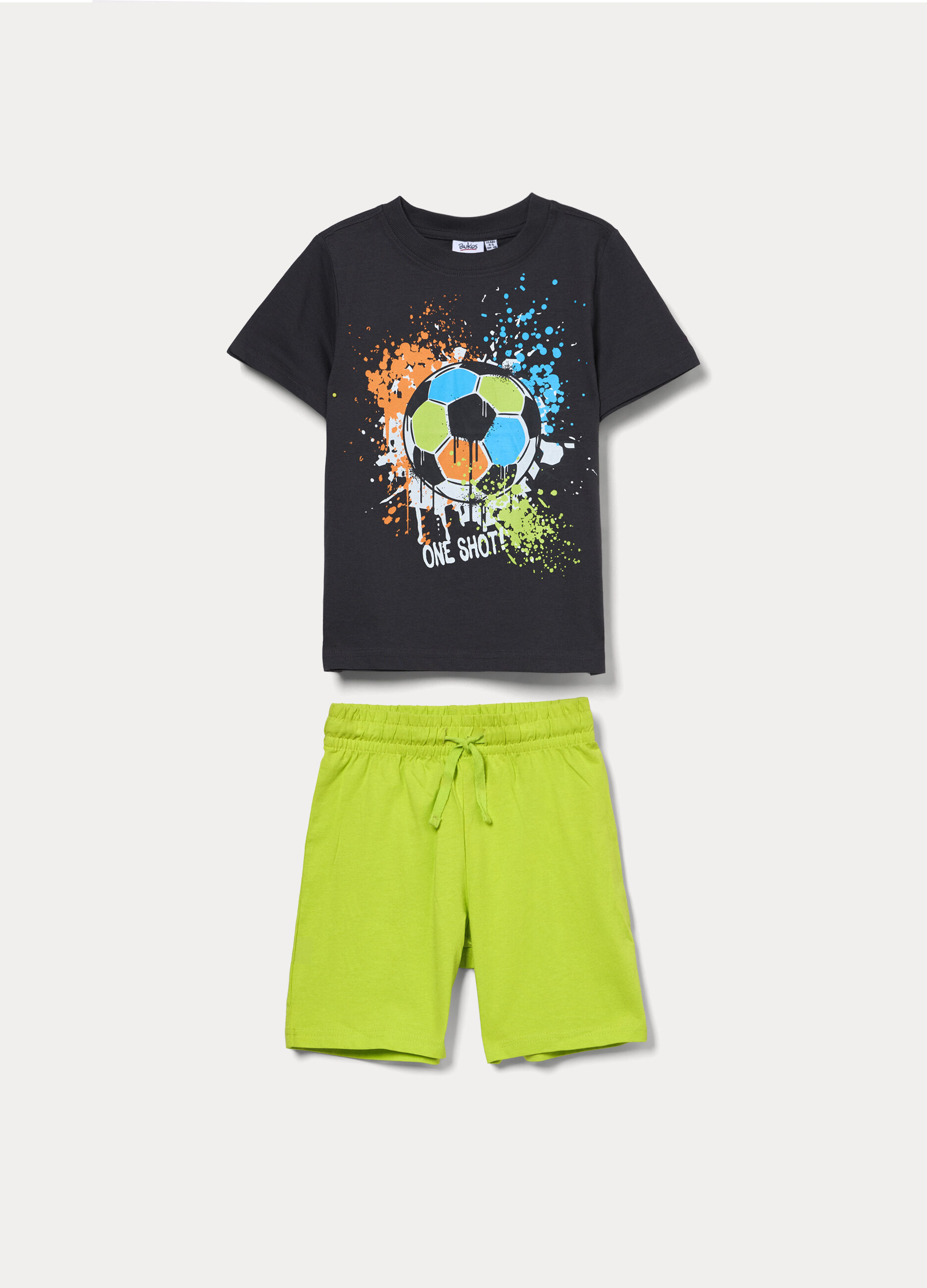 Jogging set in jersey di puro cotone bambino_0