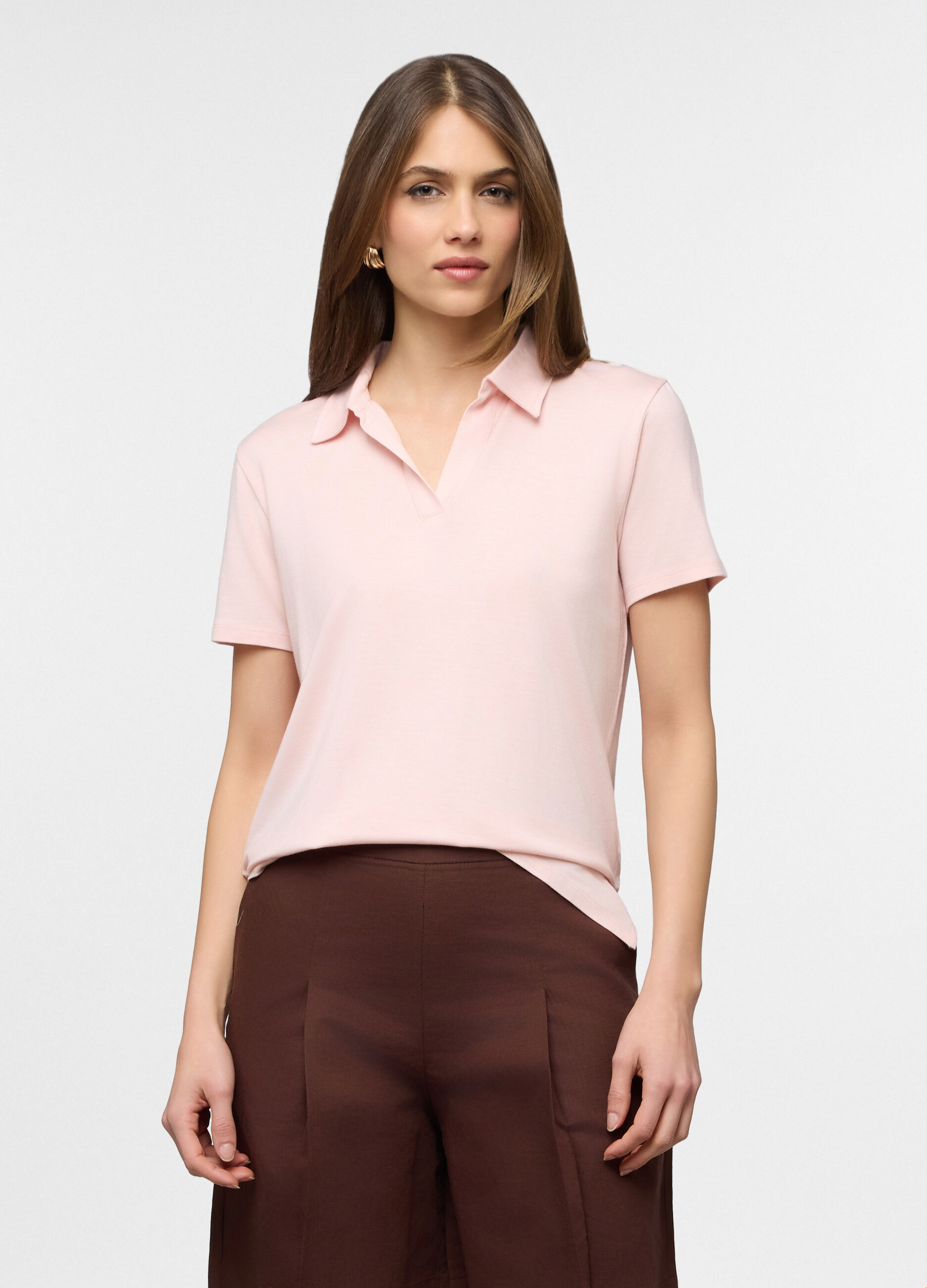 Polo in jersey stretch donna_0