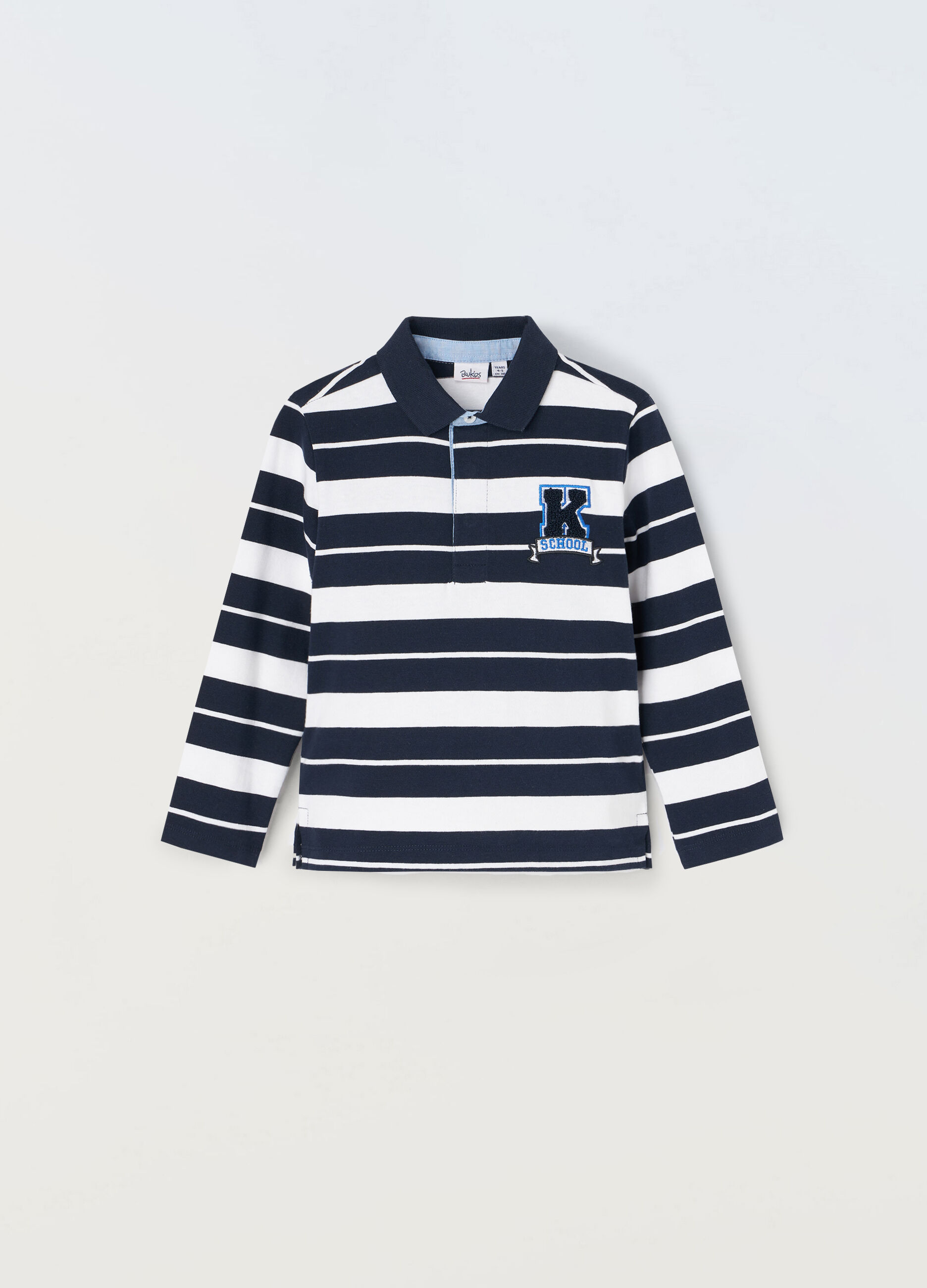 Polo in jersey di puro cotone bambino_0