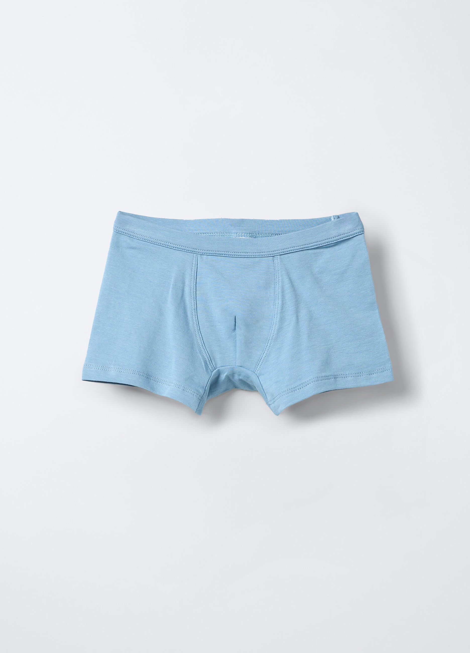 Boxer in jersey di cotone stretch bambino_0