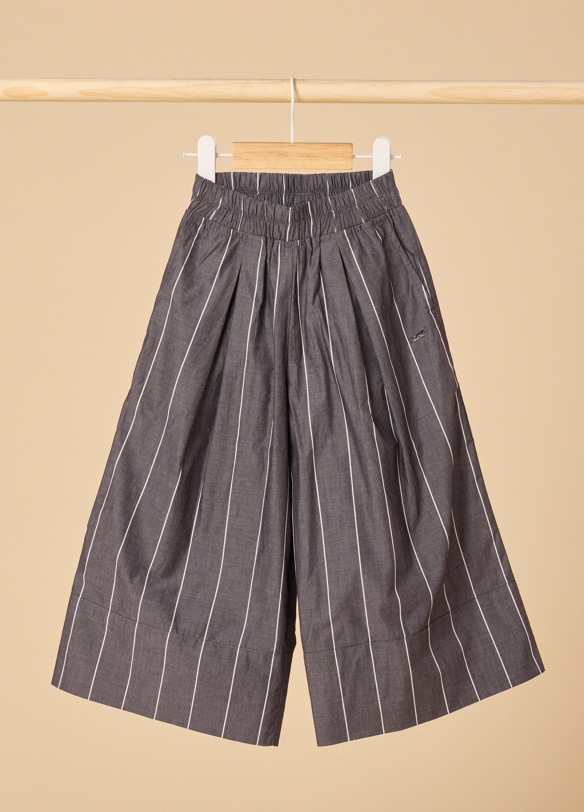Pantaloni palazzo in puro cotone IANA bambina_0