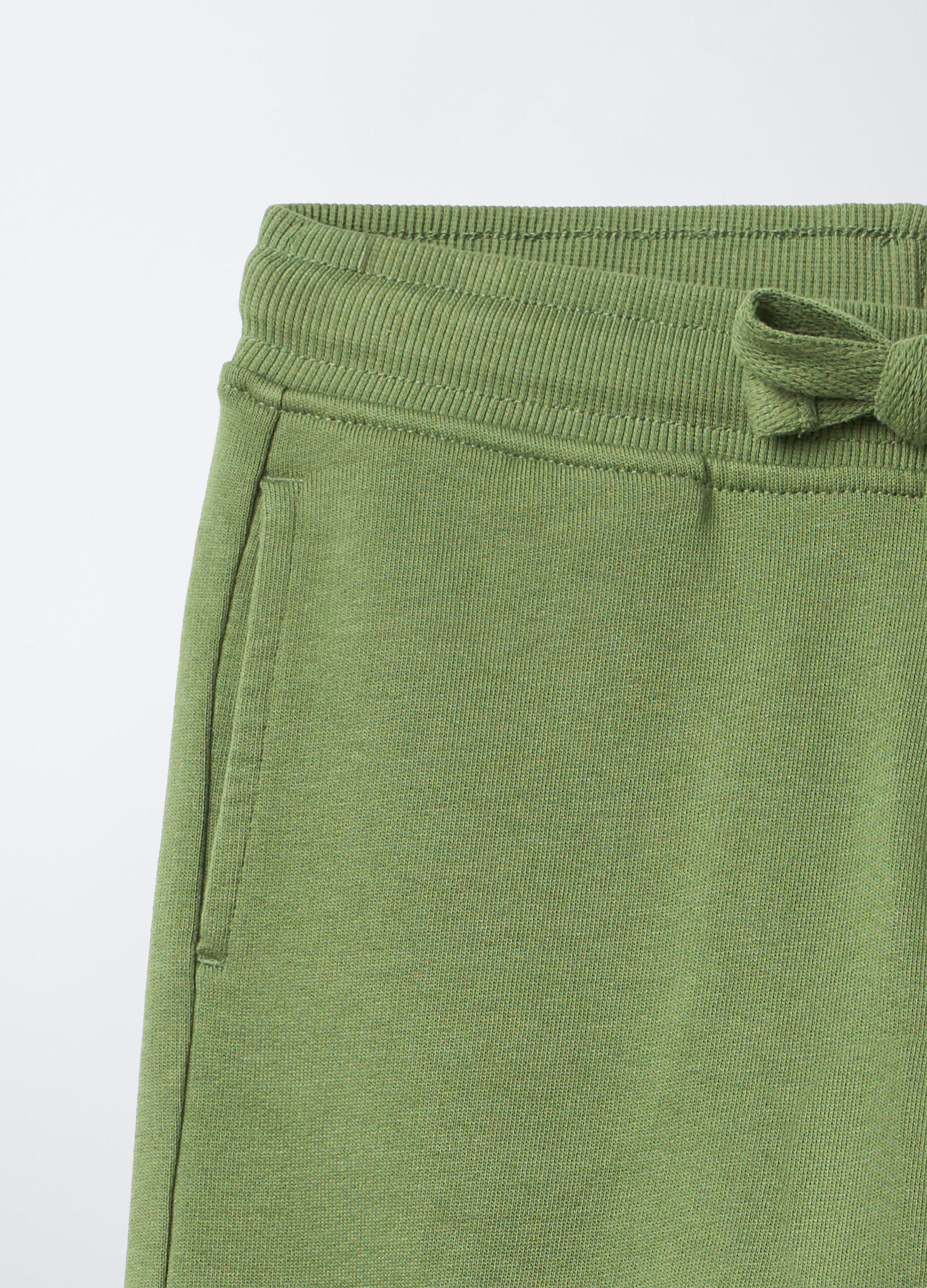 Jogger in cotone garzato Comfort Fit bambino_2