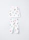 Set pigiama lungo in jersey di puro cotone _0