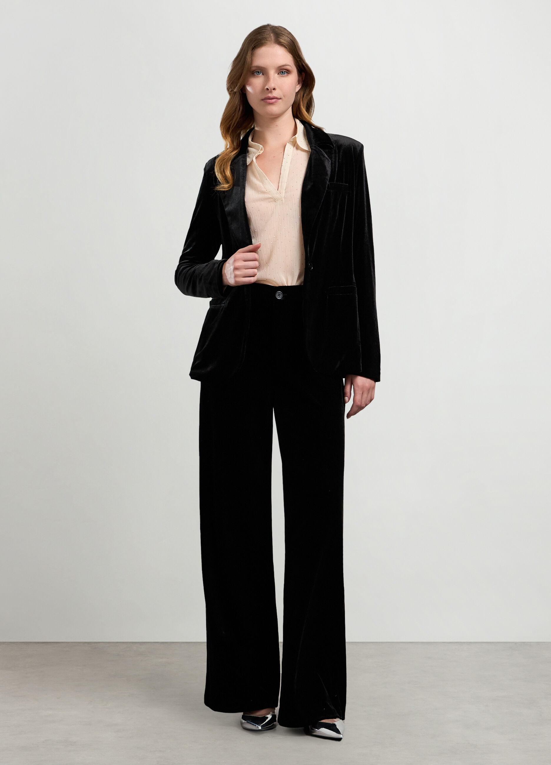 Pantaloni in velluto donna_0