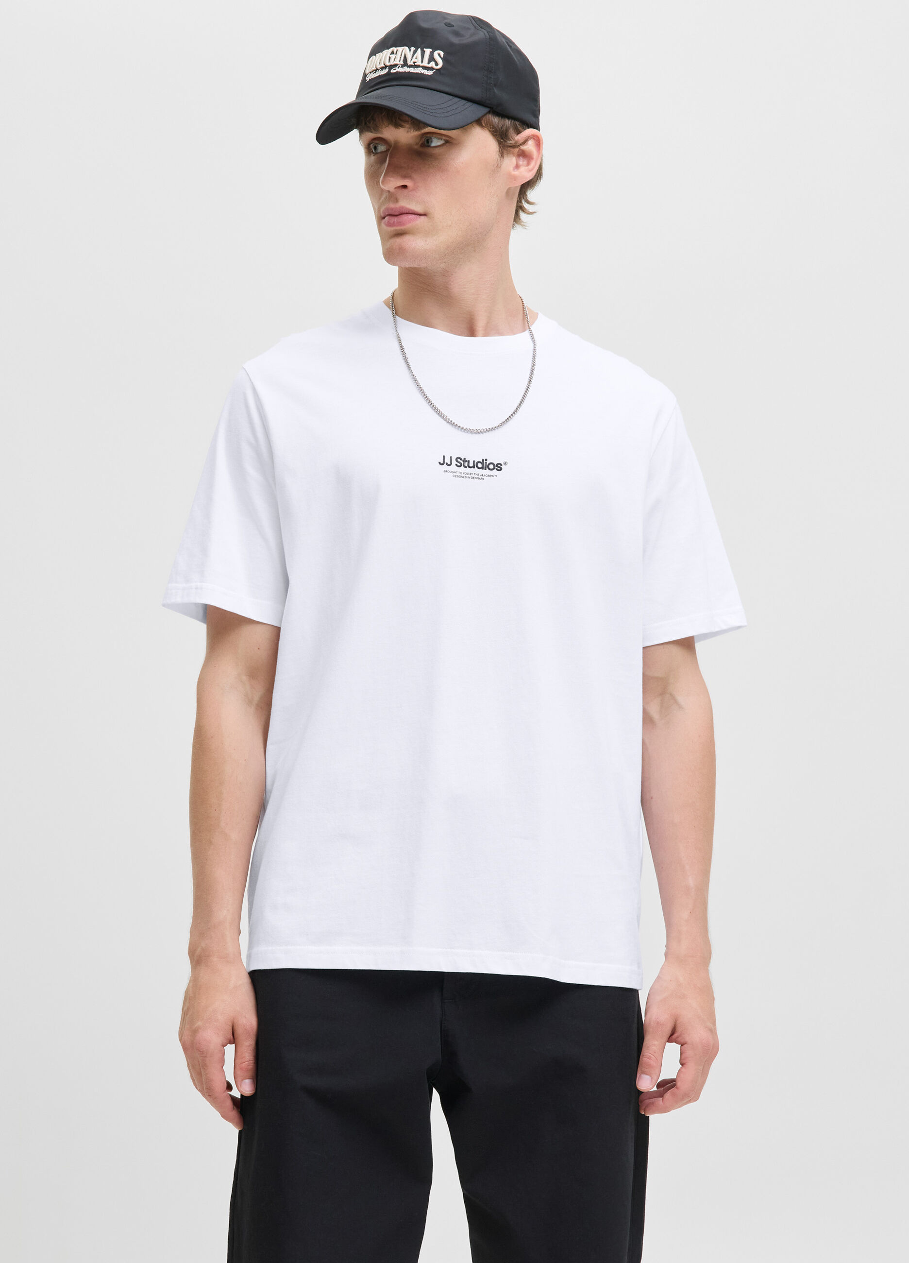T-shirt in cotone oversize uomo_1