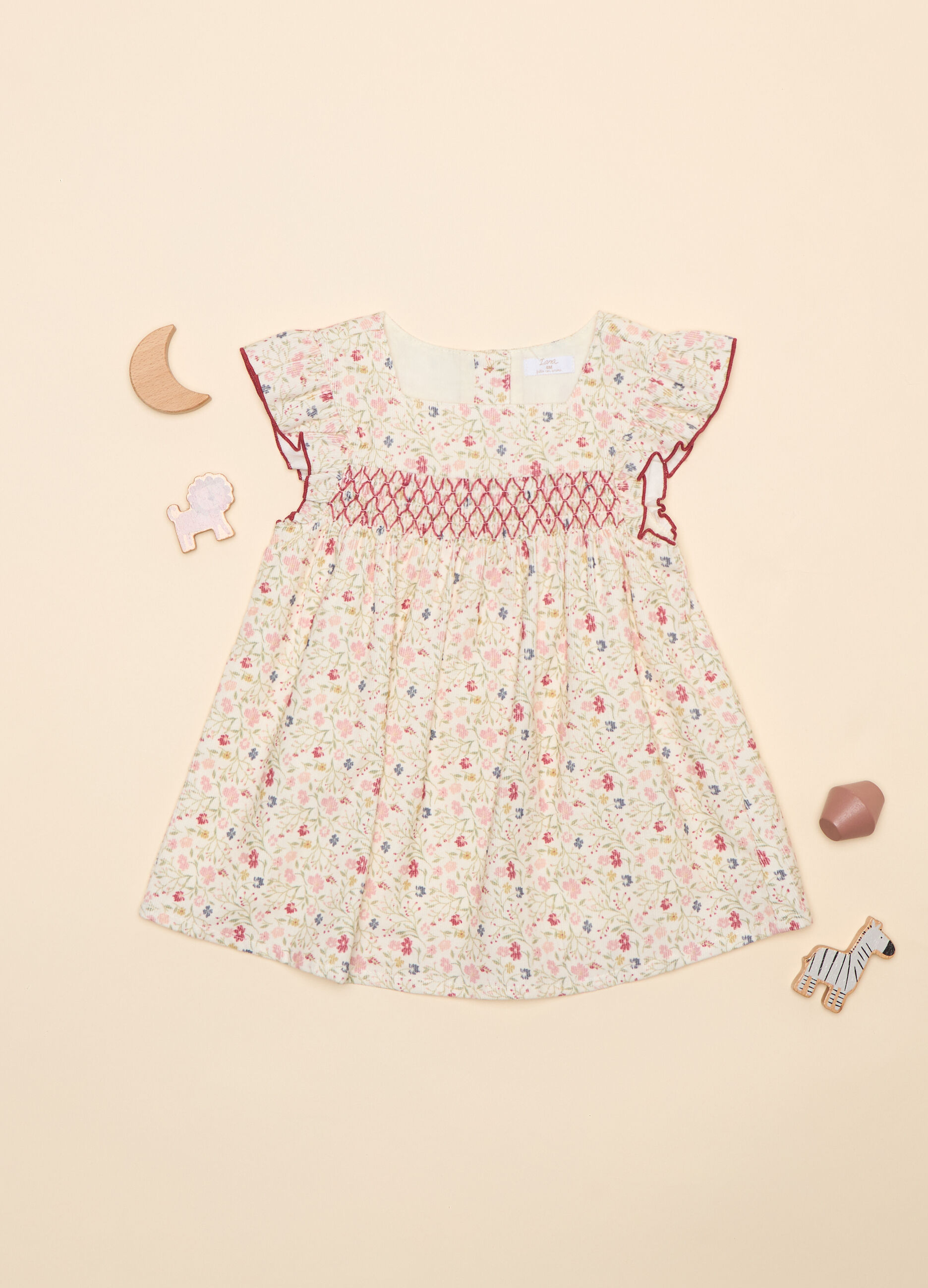 Vestito in costina di cotone_0