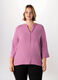 Camicetta in viscosa con maniche a 3/4 donna curvy_0