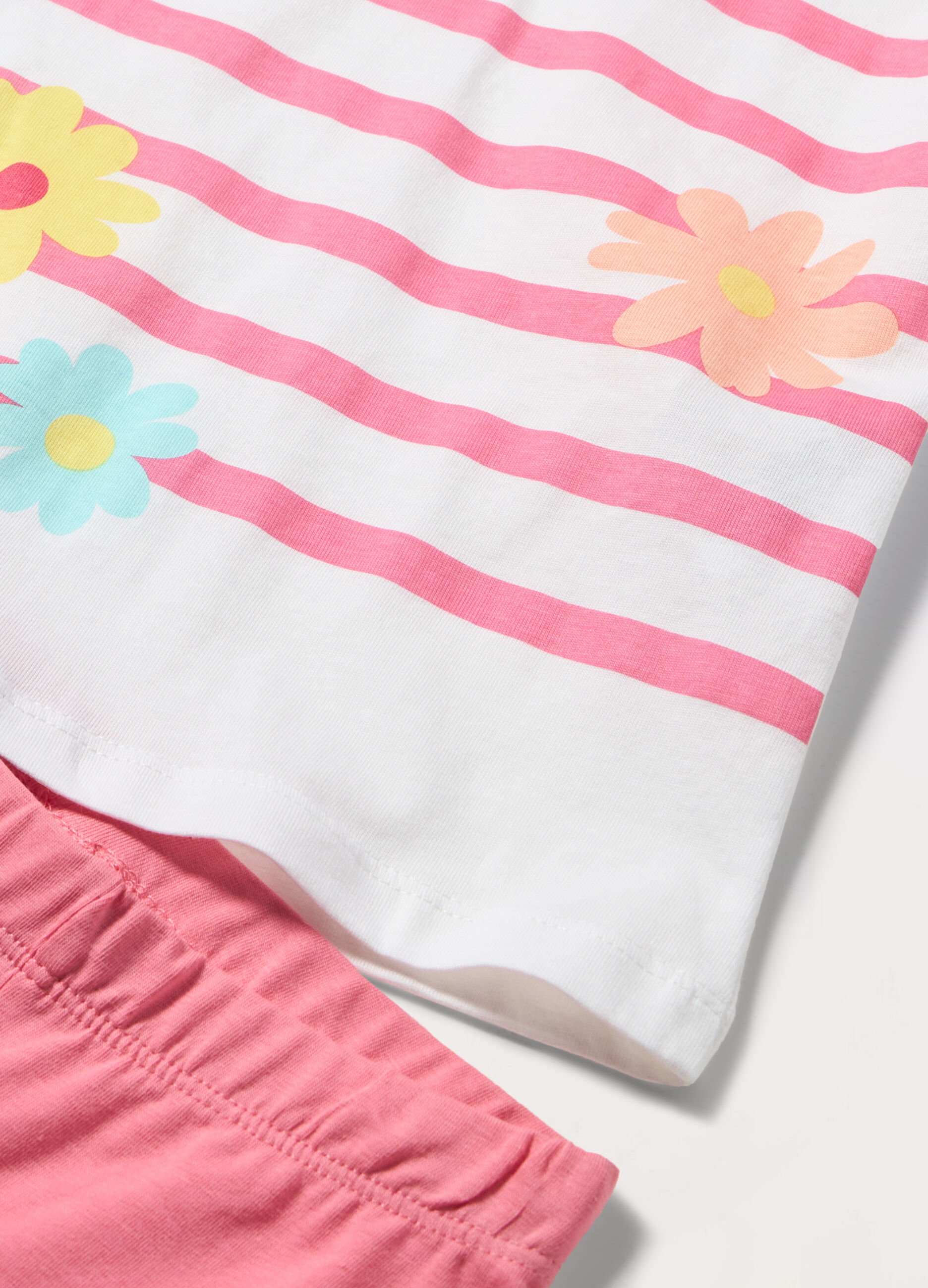 Jogging set in jersey di puro cotone bambina_1