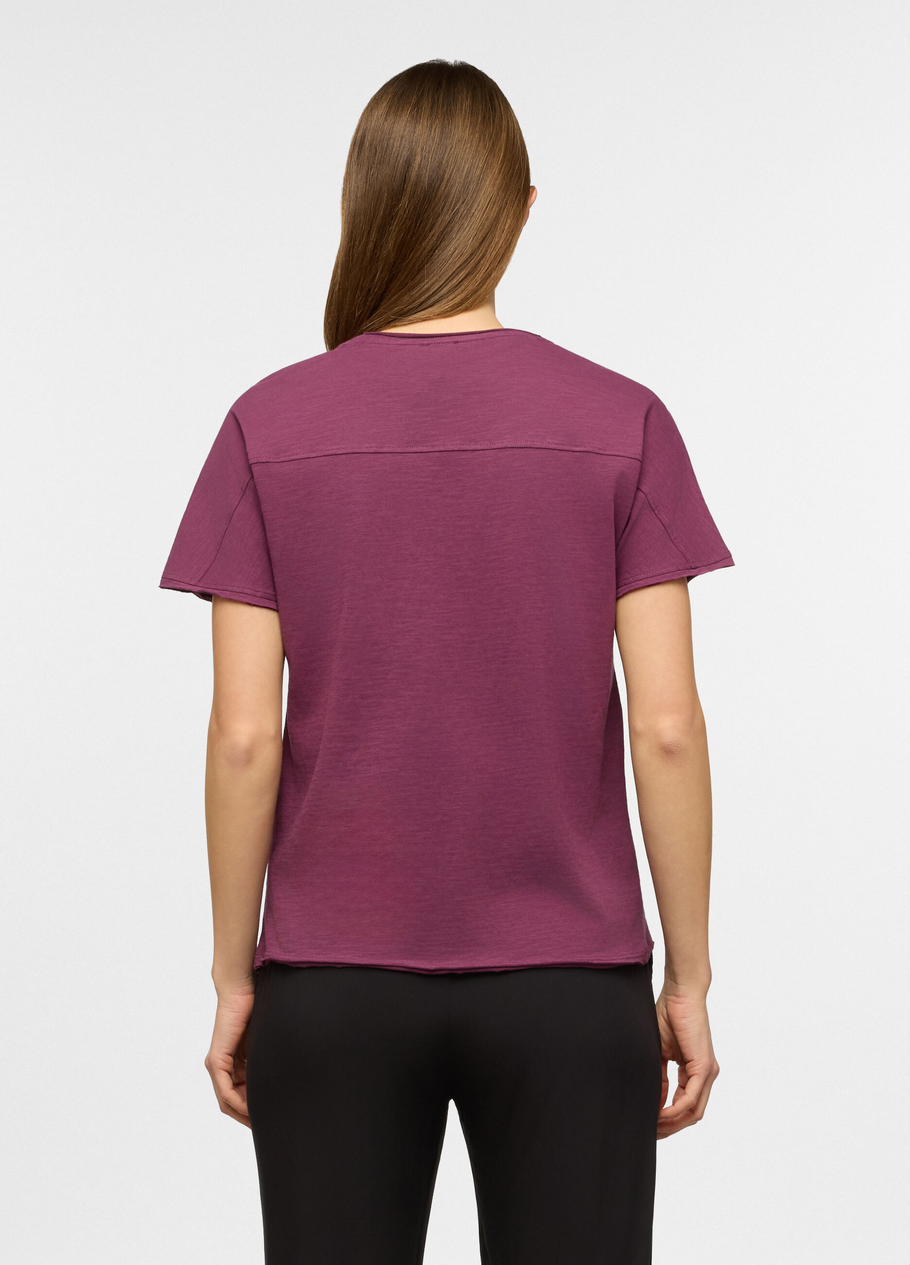 T-shirt girocollo donna_1