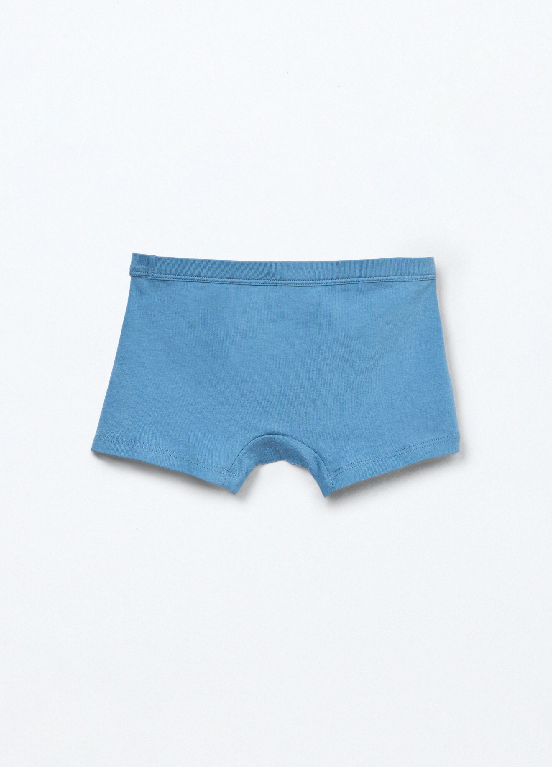 Boxer in jersey di cotone stretch bambino_1