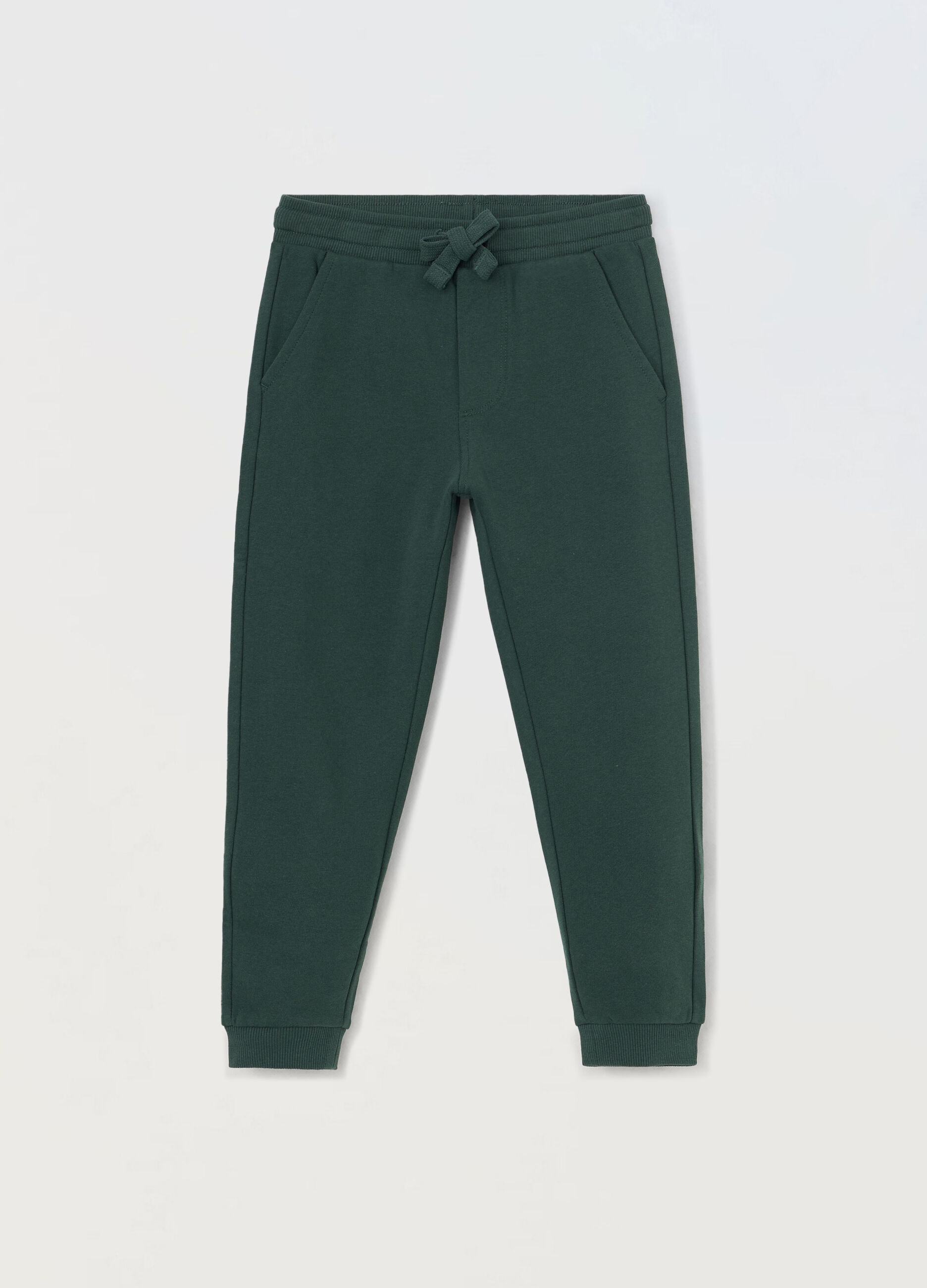 Jogger in felpa di cotone bambino_0
