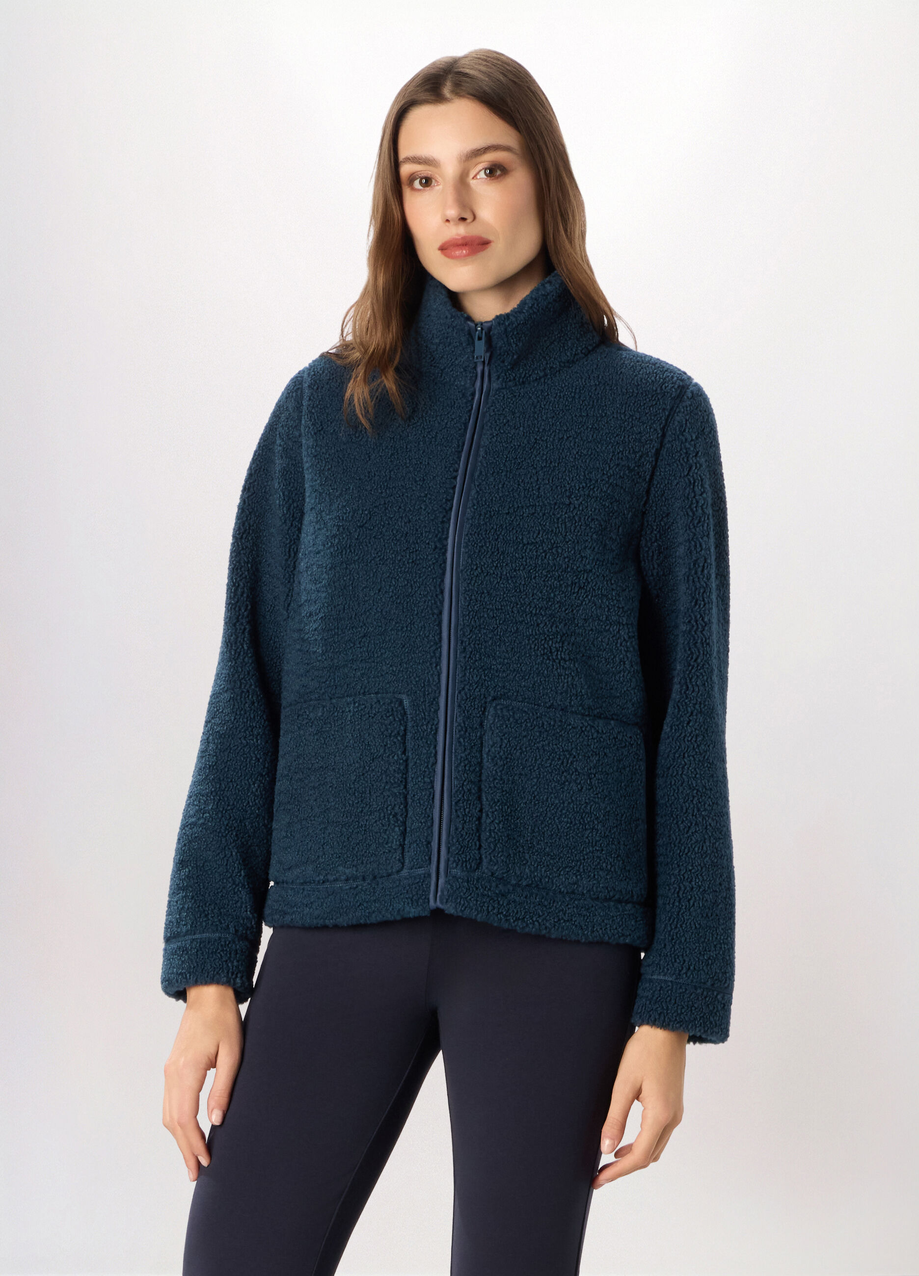 Felpa in sherpa Holistic fitness donna_0