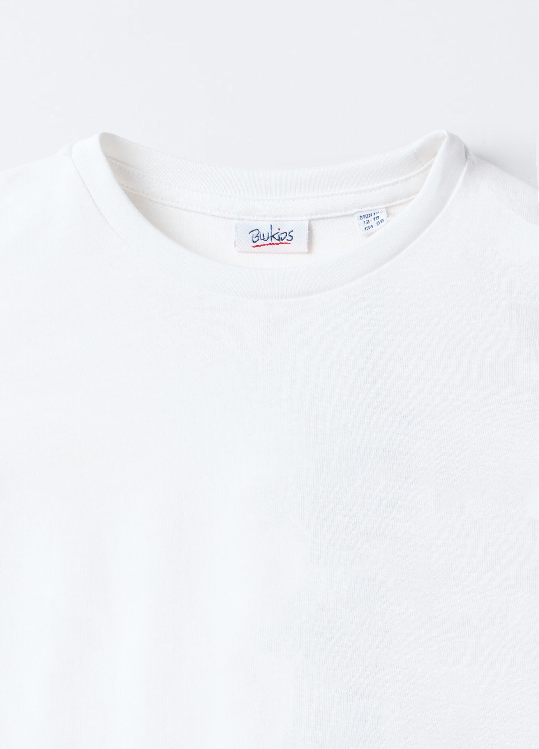 T-shirt girocollo in jersey di puro cotone bimba_2