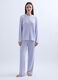 Pantaloni pigiama lunghi donna_0