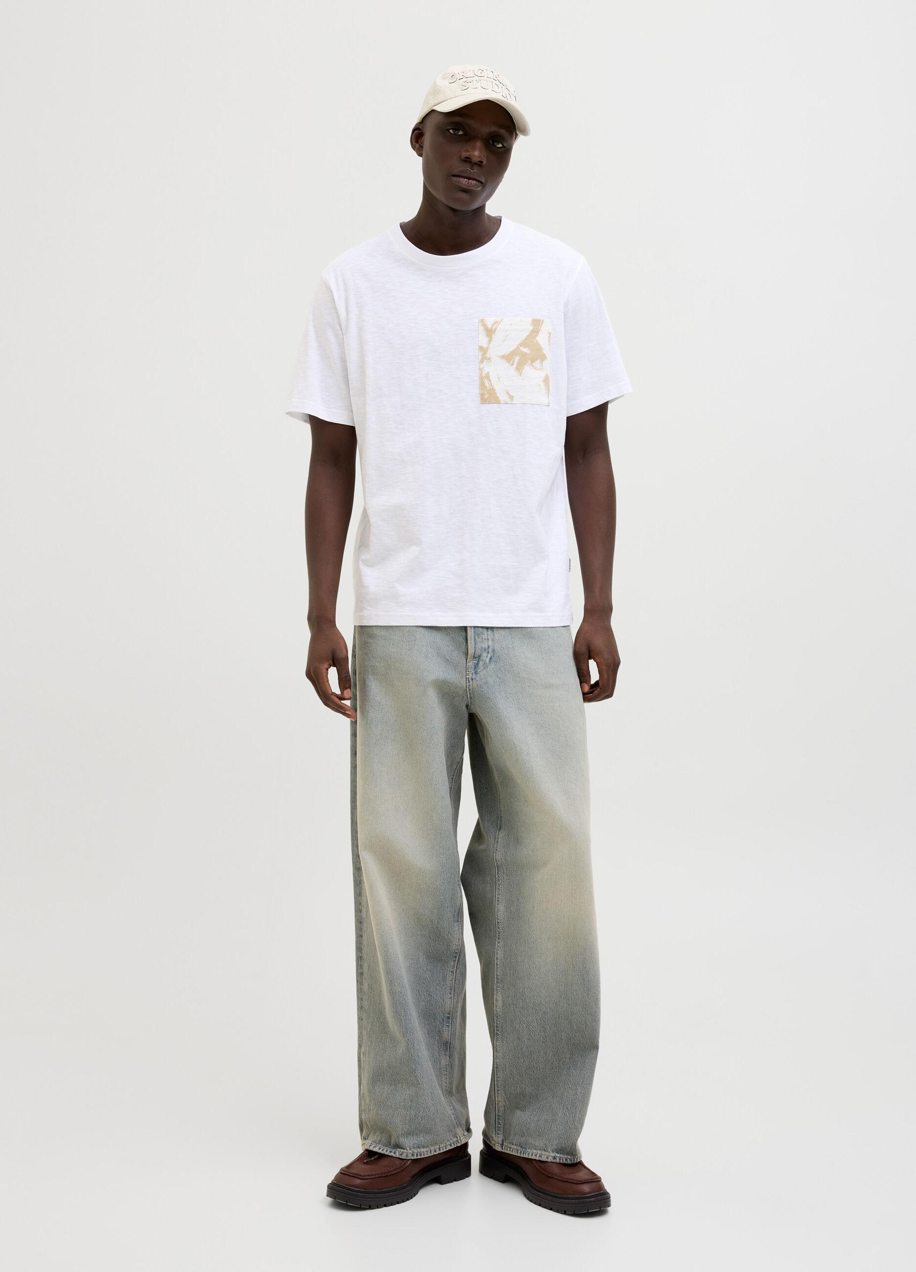 T-shirt con taschino uomo