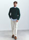Maglione girocollo in cashmere uomo_0