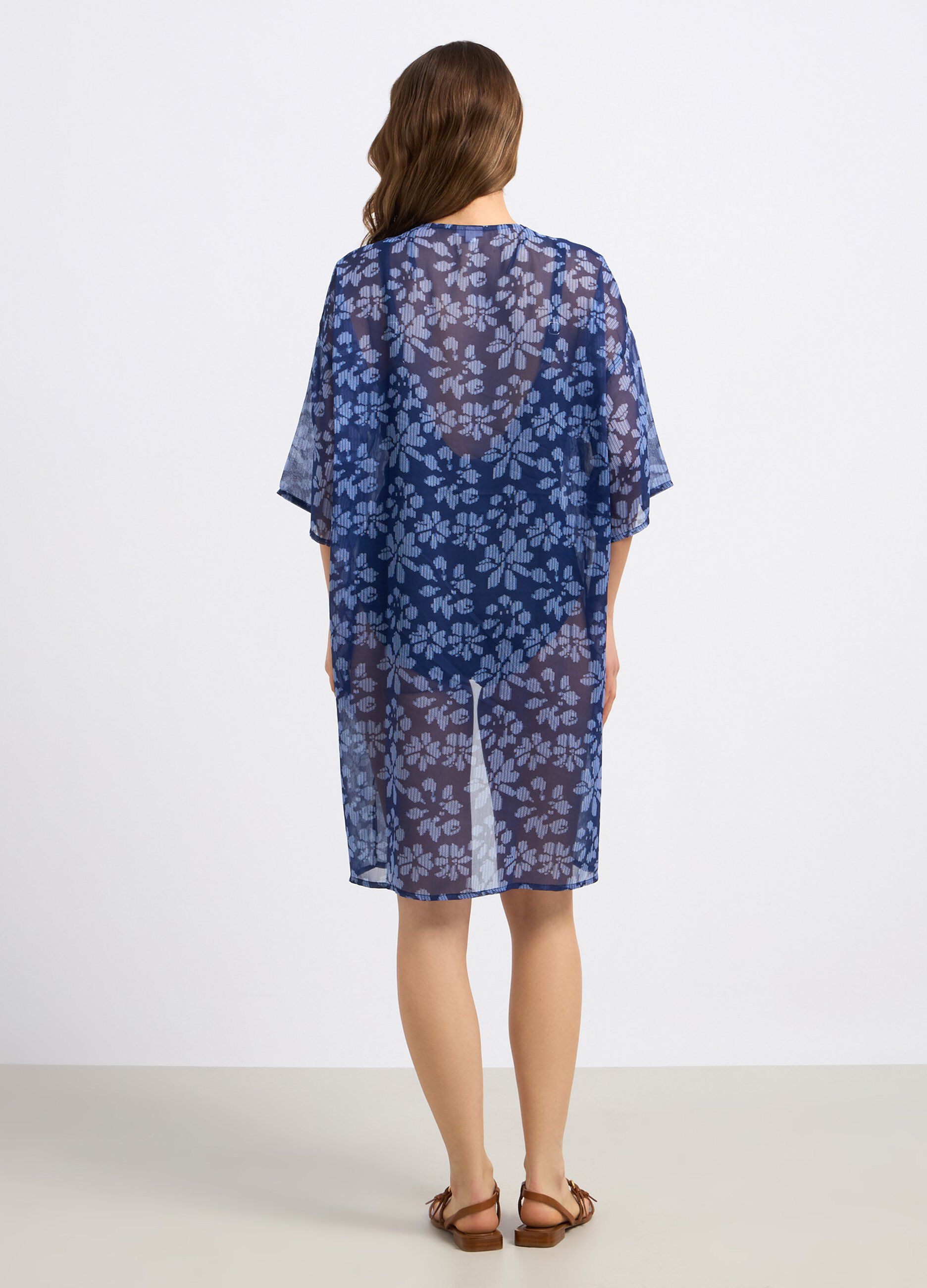 Copri costume in chiffon donna_1