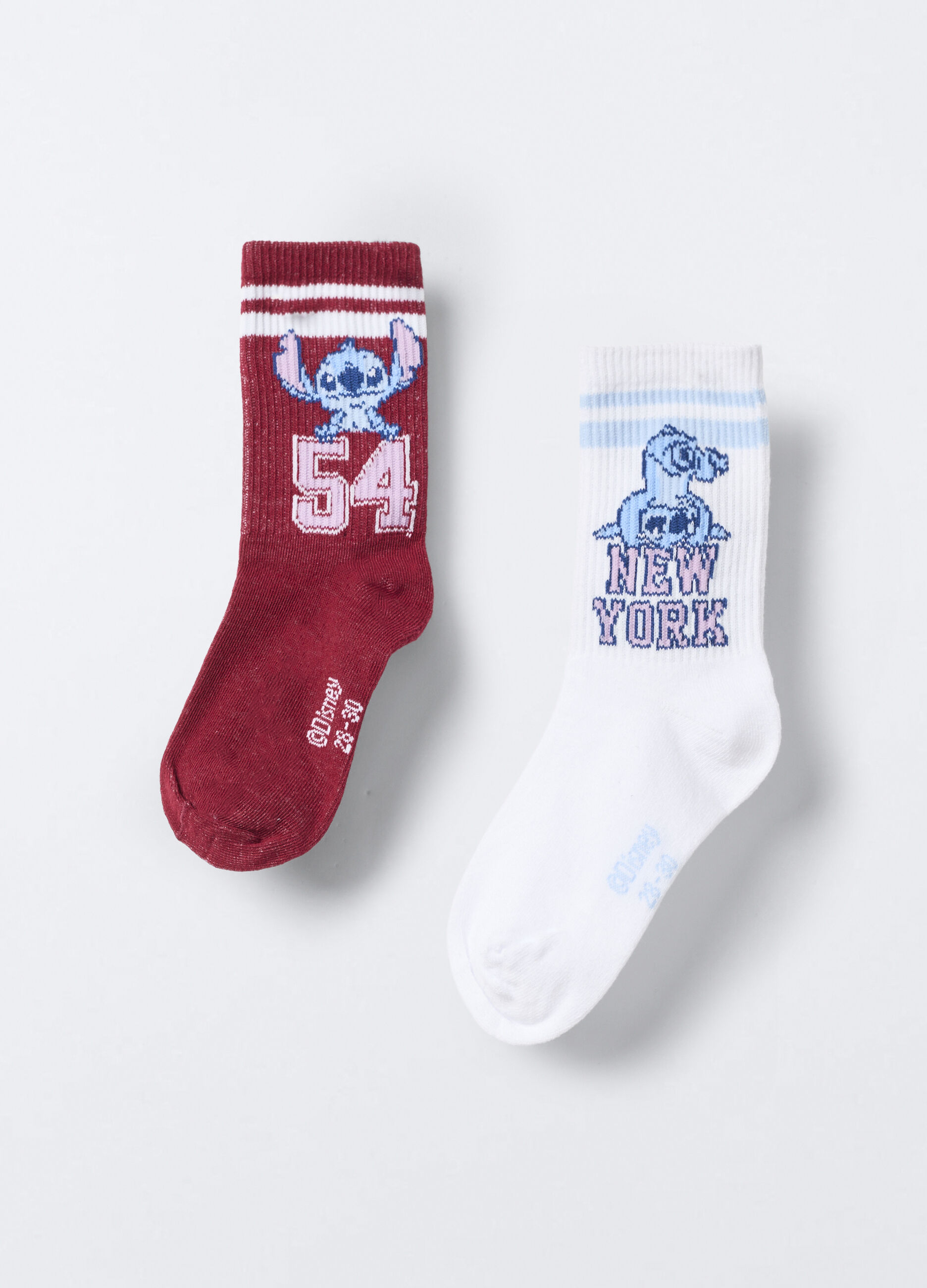 Pack 2 calze Disney misto cotone stretch bambina_1