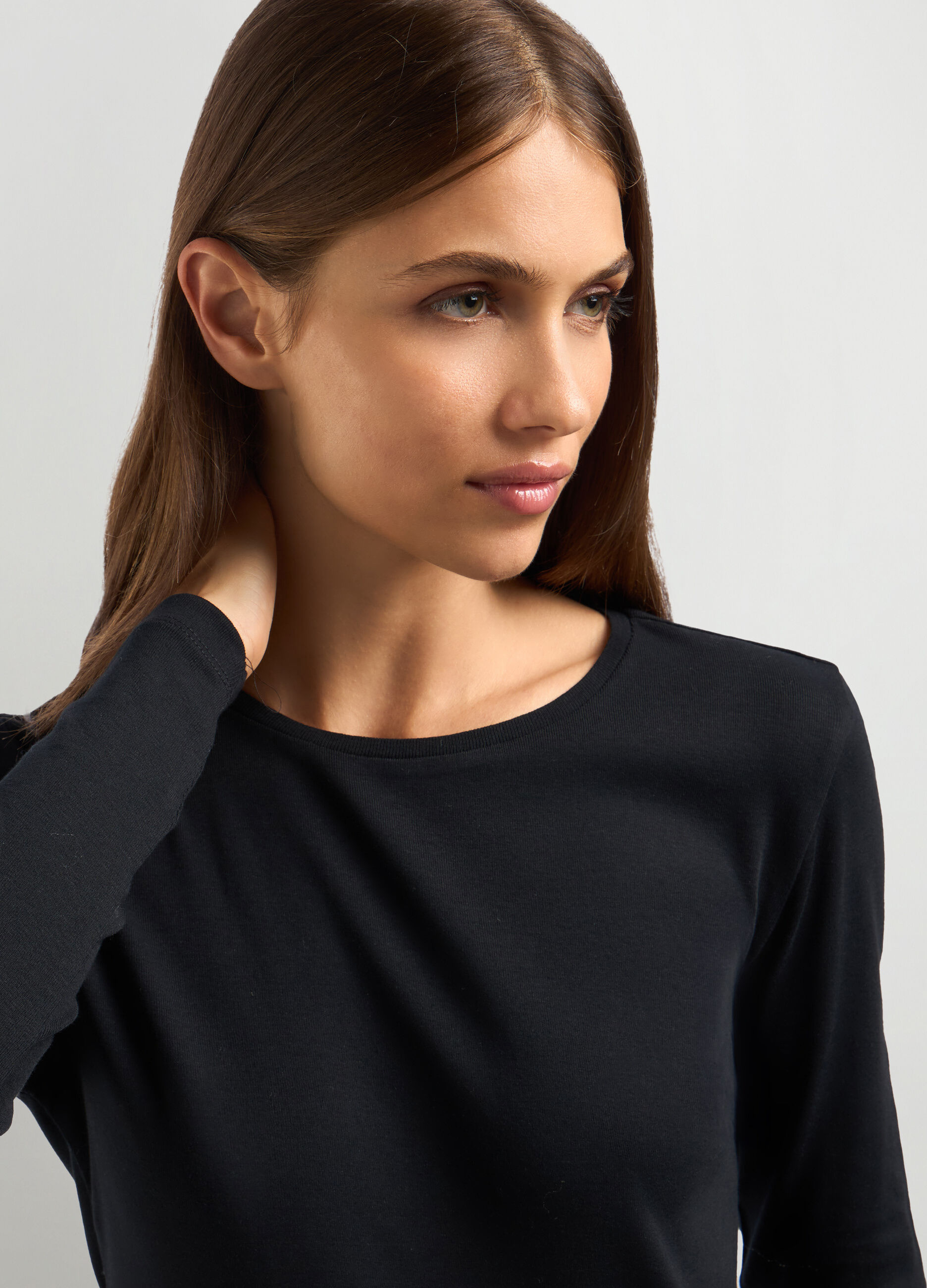T-shirt in puro cotone donna_2