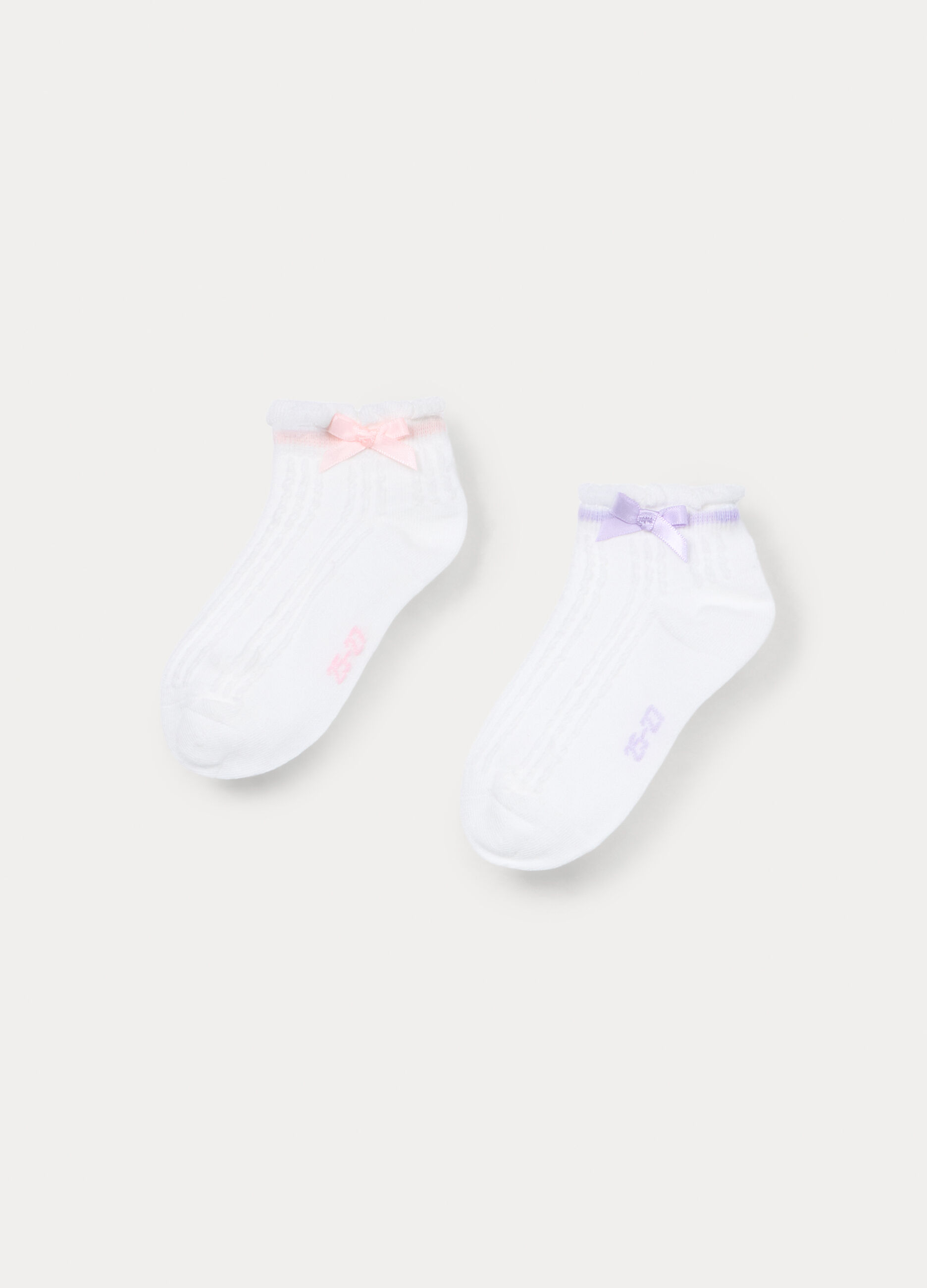 Pack 2 calze corte misto cotone _1