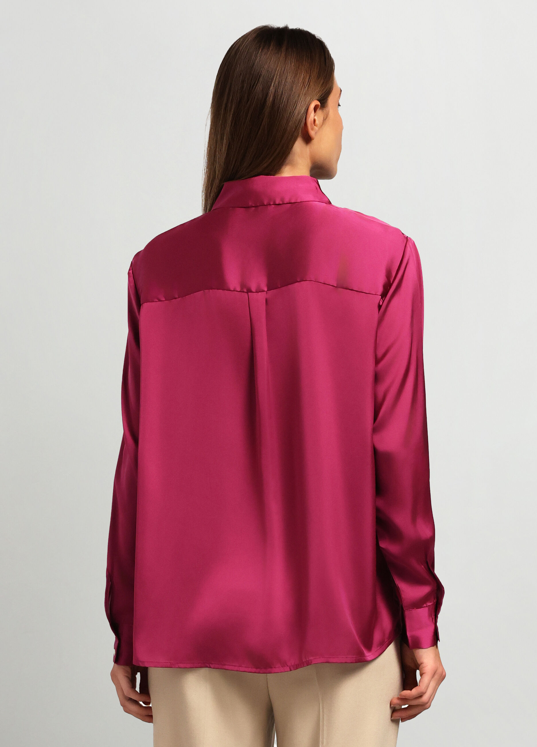 Camicia in raso donna_1