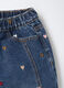 Pantaloni in denim misto cotone Balloon Fit bimba_2