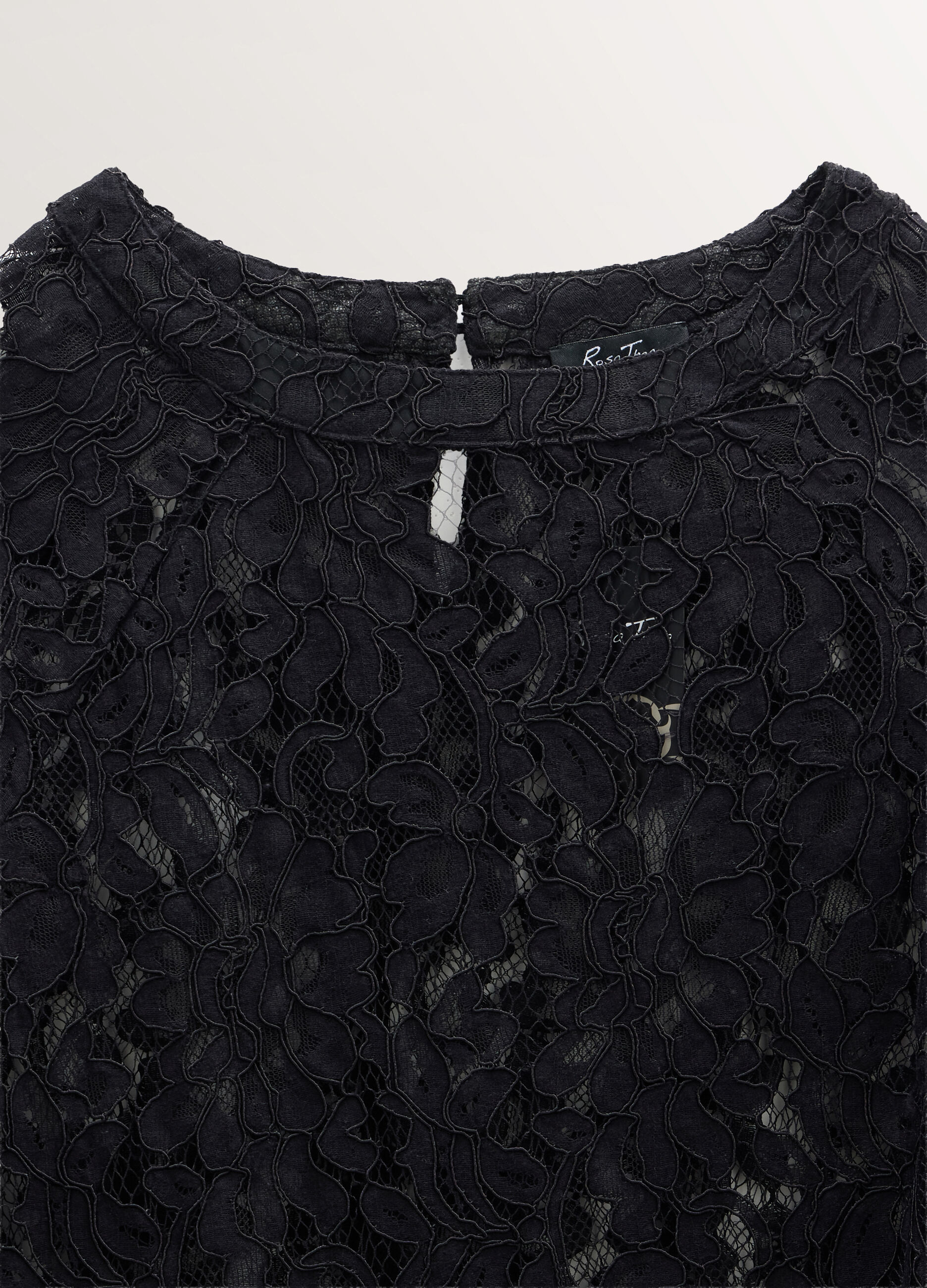 Blusa Fit Regular girocollo in pizzo donna curvy_2