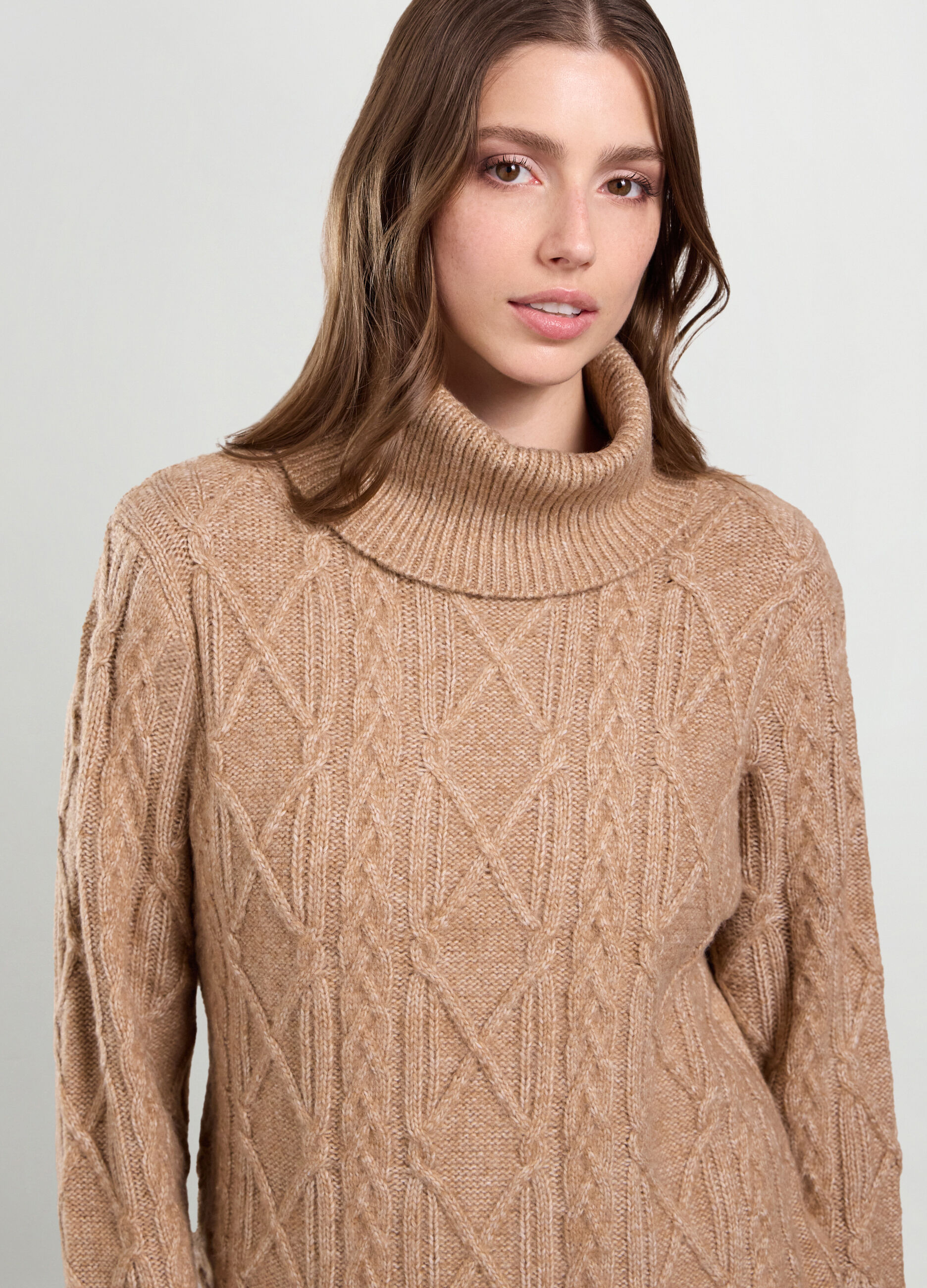 Pullover a collo alto donna_2