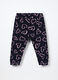 Jogger in french terry di puro cotone neonata_0